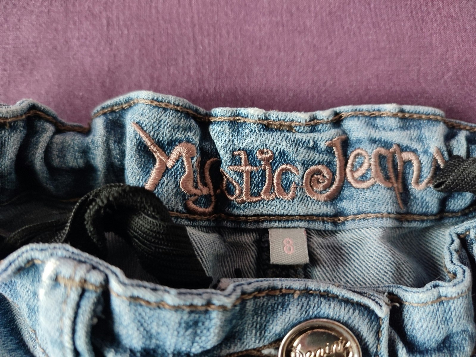 Short en jean fille 8 ans Mystic denim - photo numéro 3