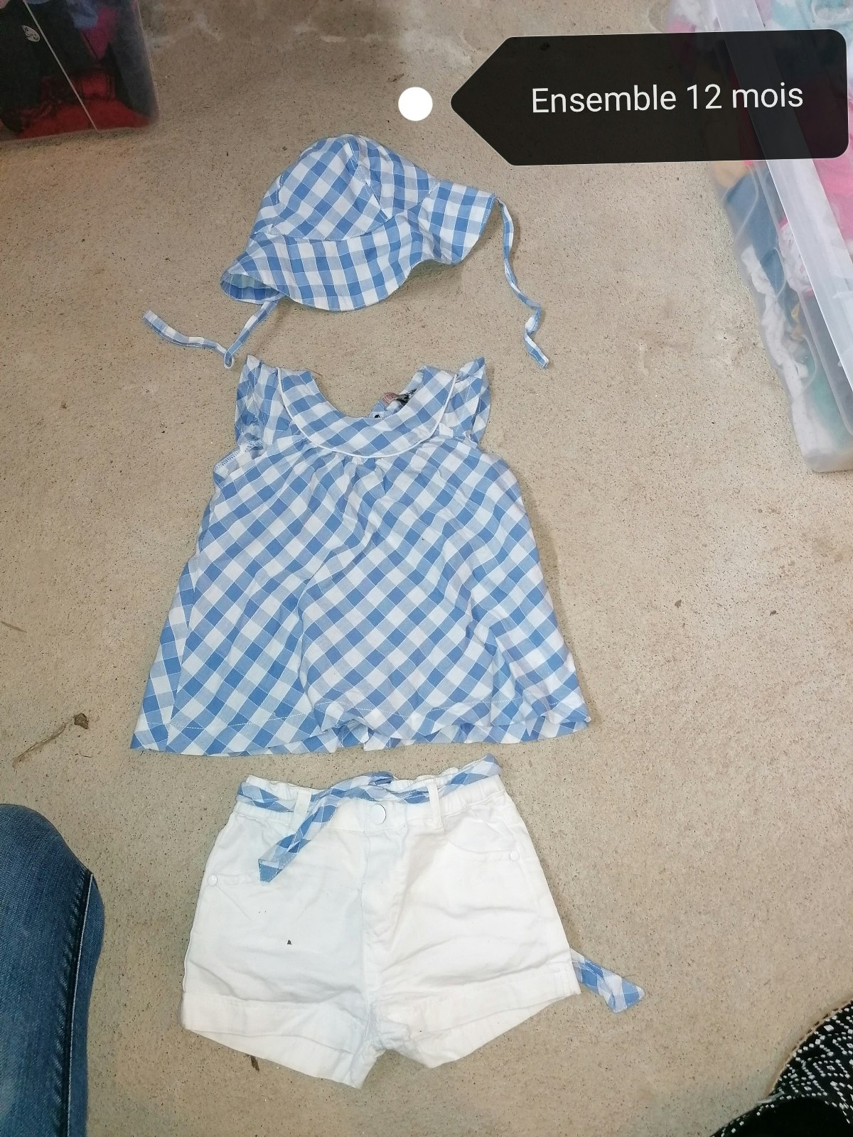 Ensemble fille 12 mois