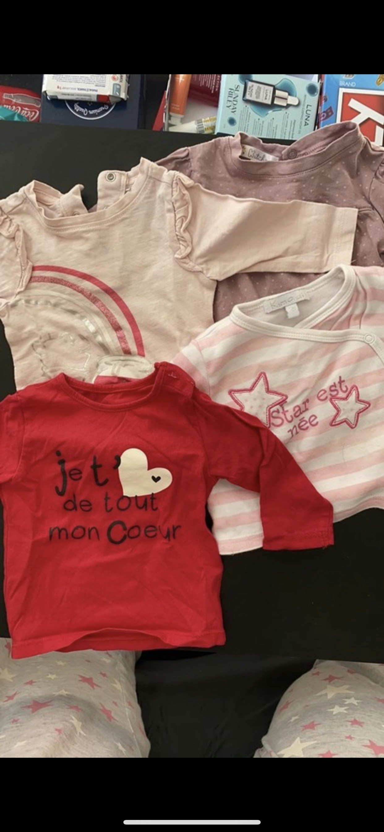 4 t-shirt manche longue