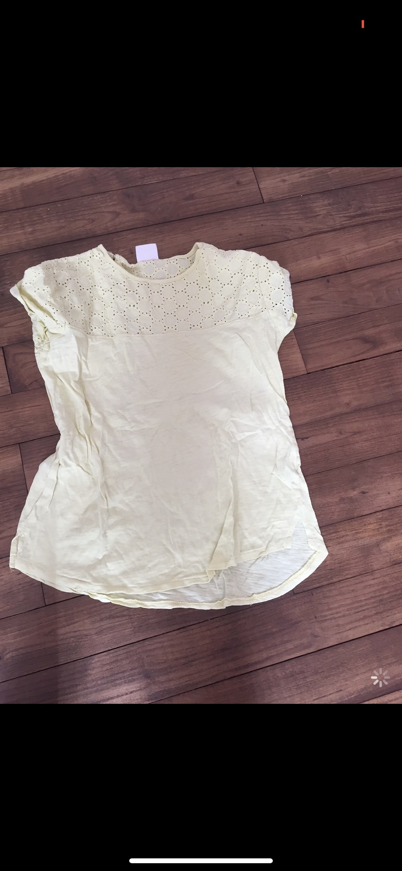 Tee shirt jaune Zara