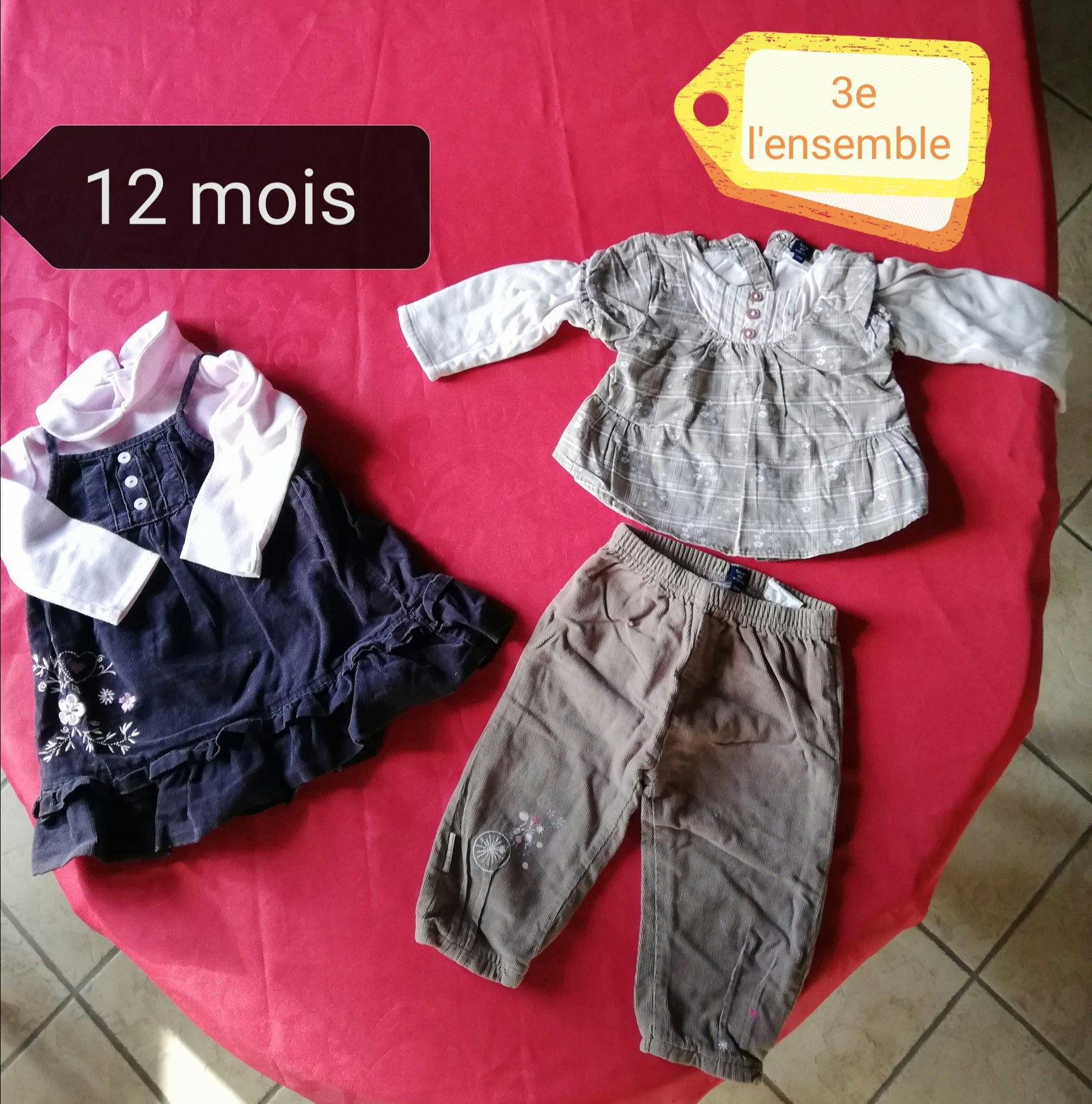 Vêtements filles 12 mois - photo numéro 7