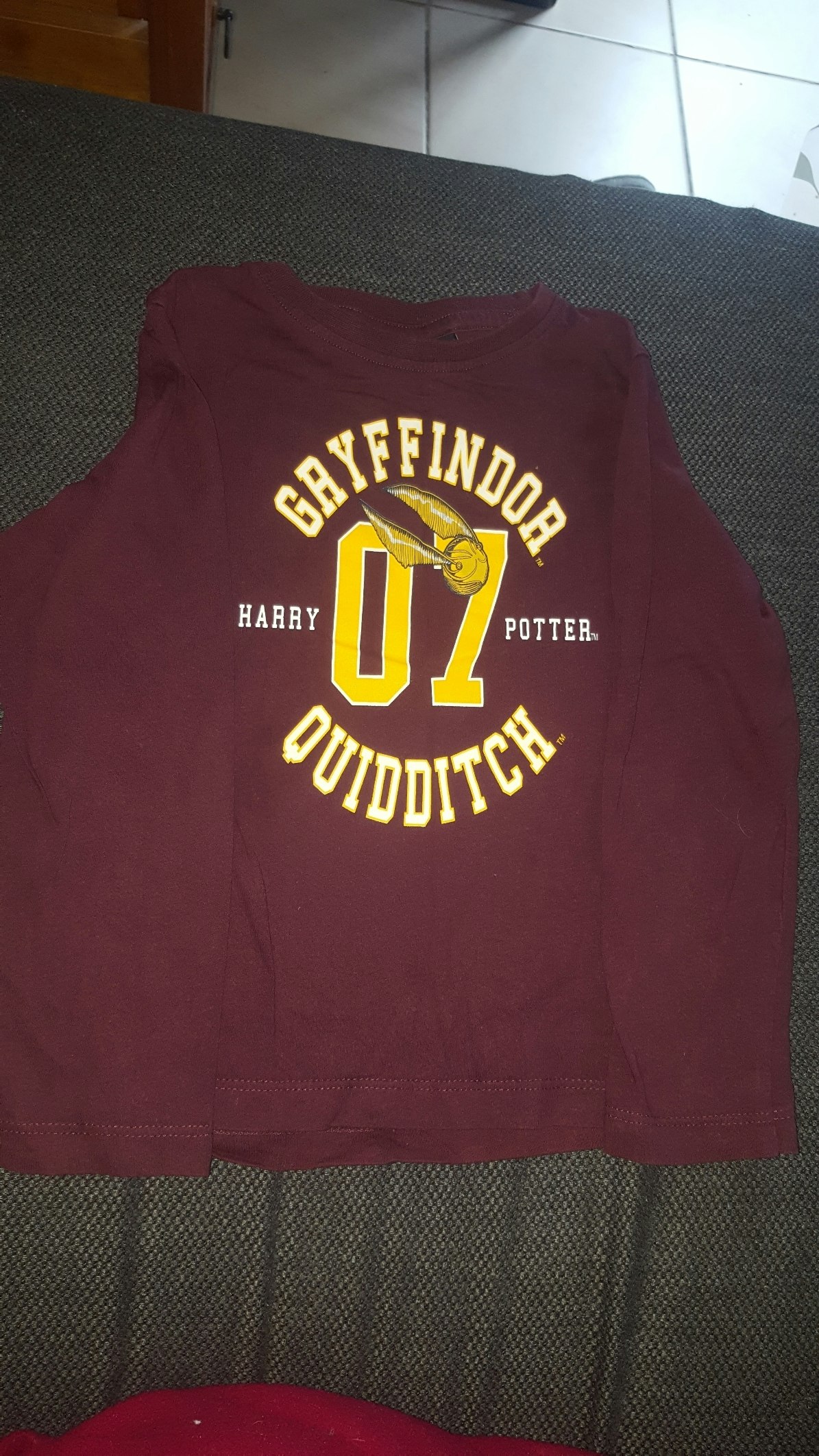 T shirt manche longue harry potter