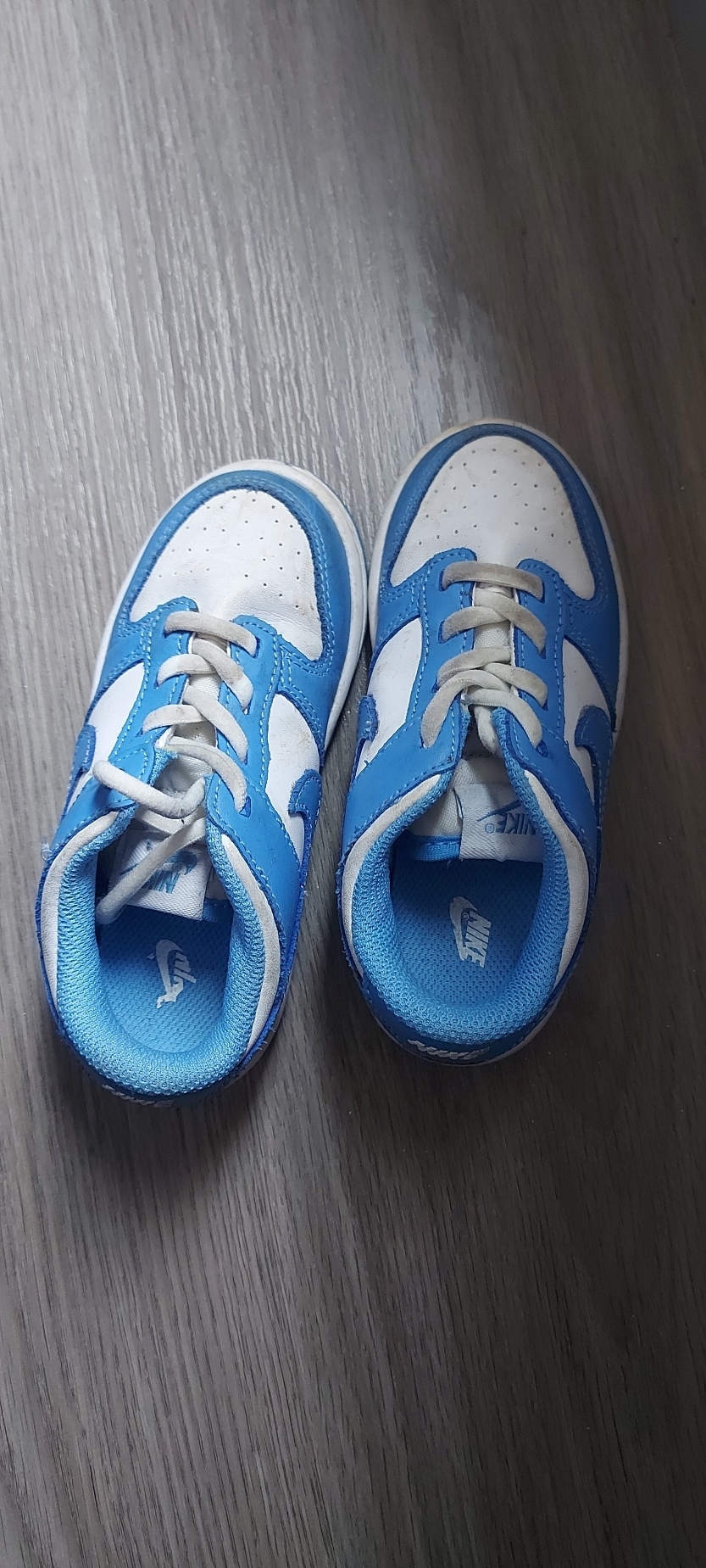 Nike Dunk  low bleu et blanche - photo numéro 2