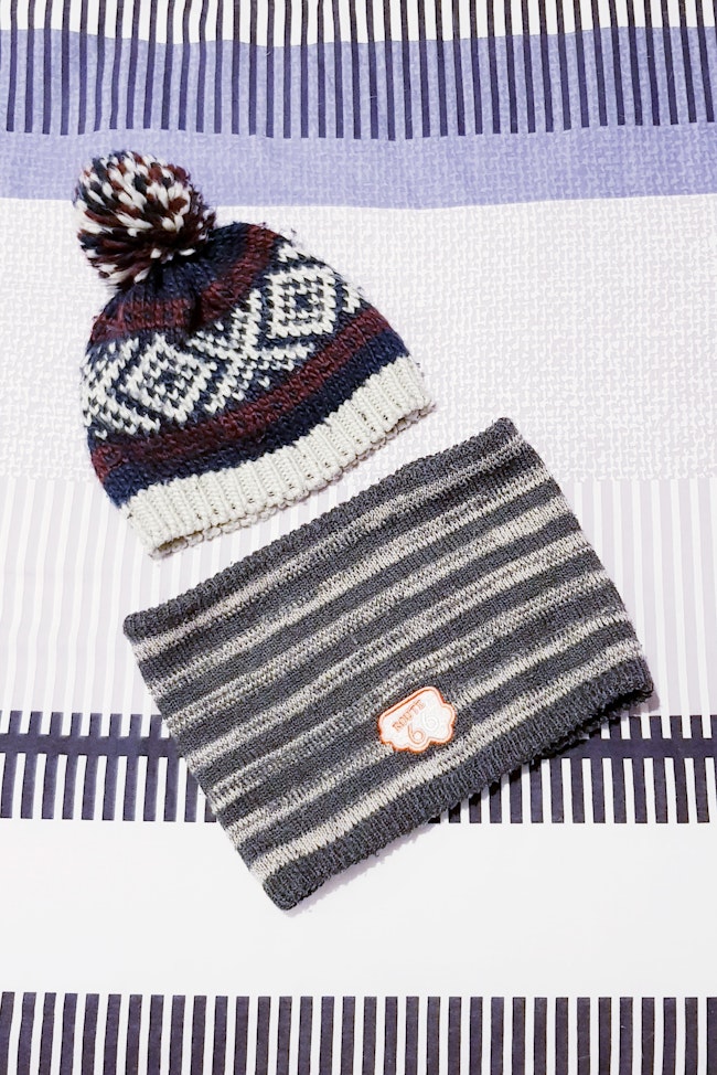 Bonnet Avec Pompon Tape A L Oeil Snood Decathlon 4 6 Ans 53 Cm Beebs Achat Vente Bebe