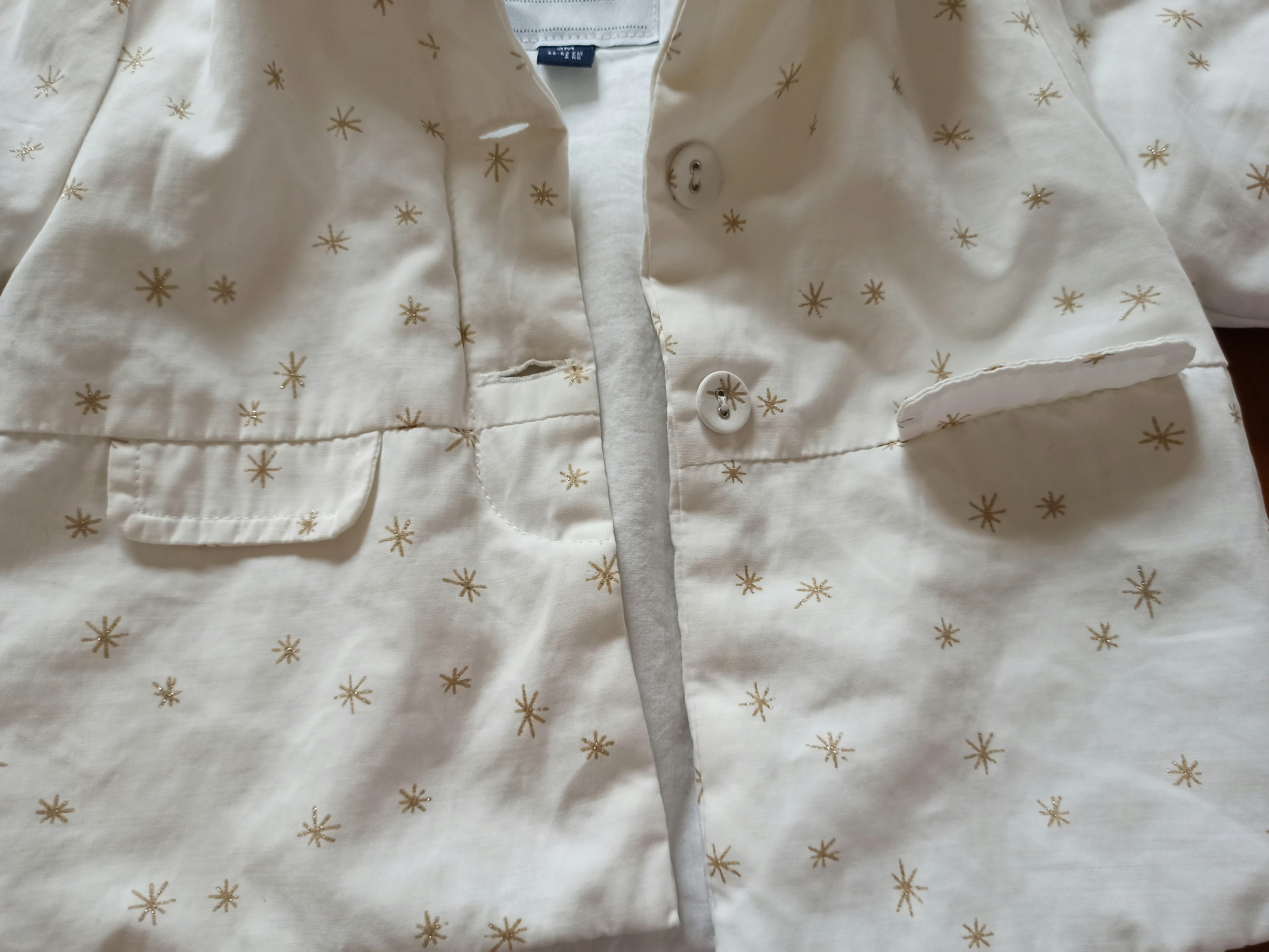 Manteau blanc mi saison kiabi