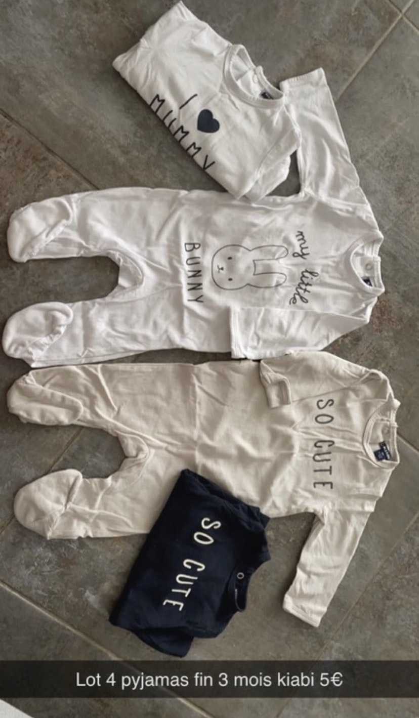 Lot 4 pyjamas fin