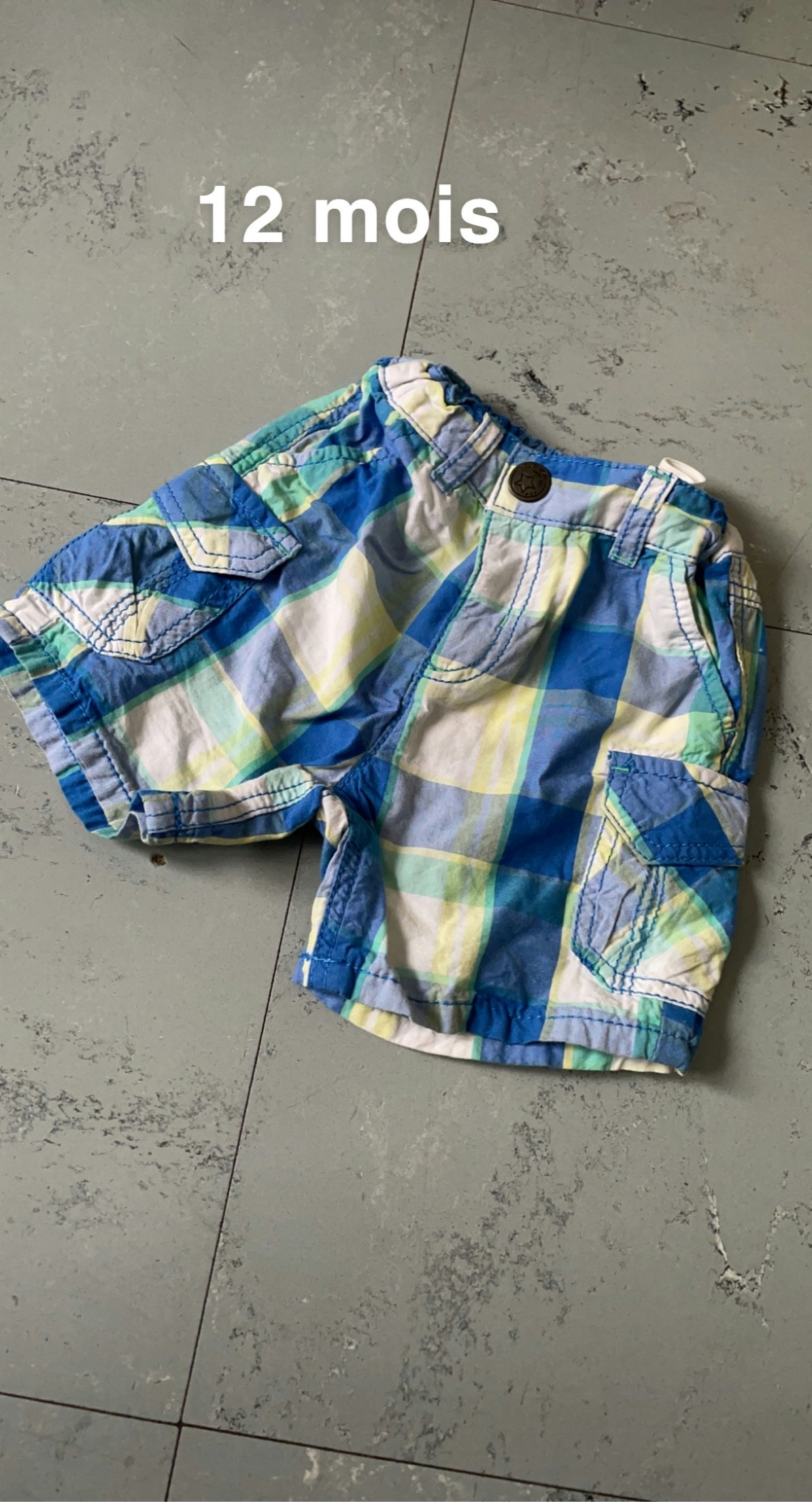 Short bébé garçon