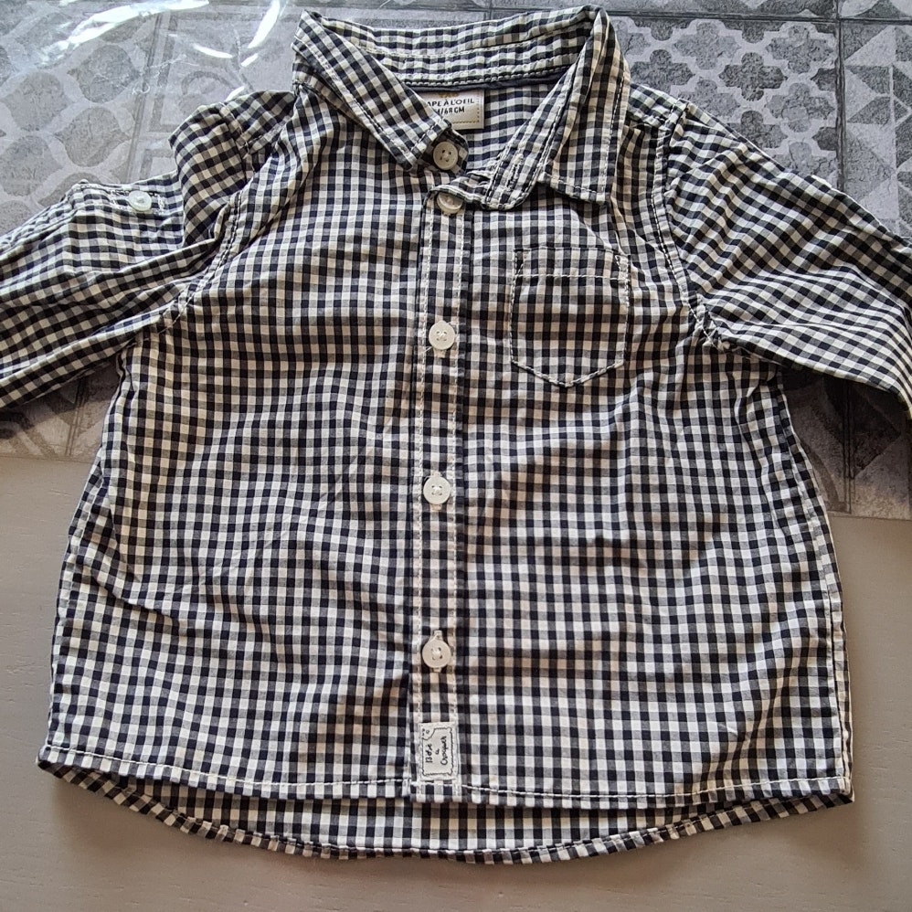 Chemise à carreaux