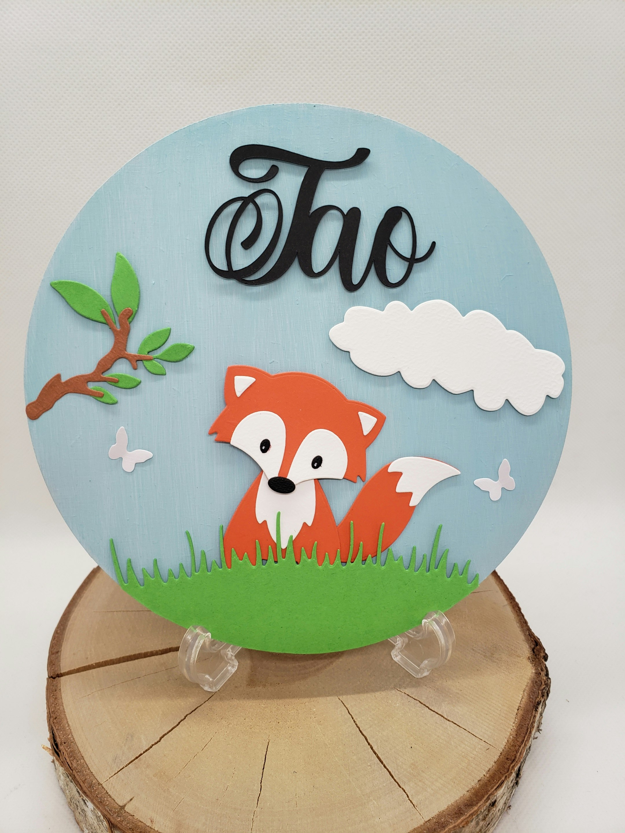 Porte prénom en bois