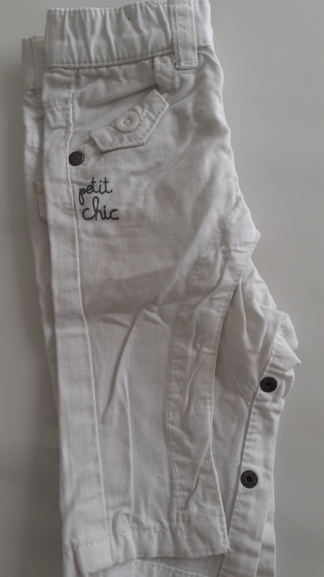 Pantalon Blanc Bebe Garcon 1 Mois Beebs Achat Vente Bebe Enfant
