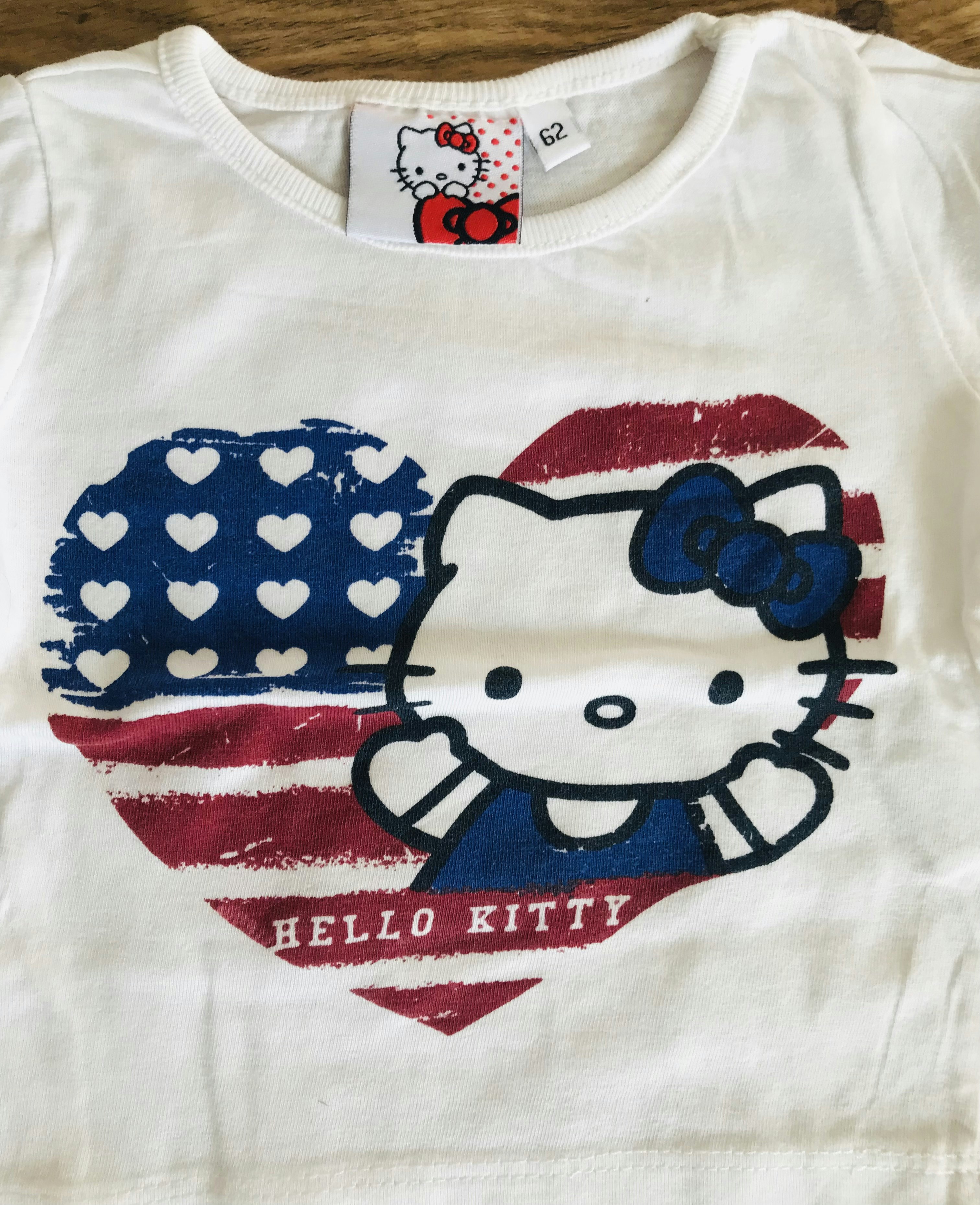 Tee shirt manche longue Hello Kitty Taille 3 mois - photo numéro 2