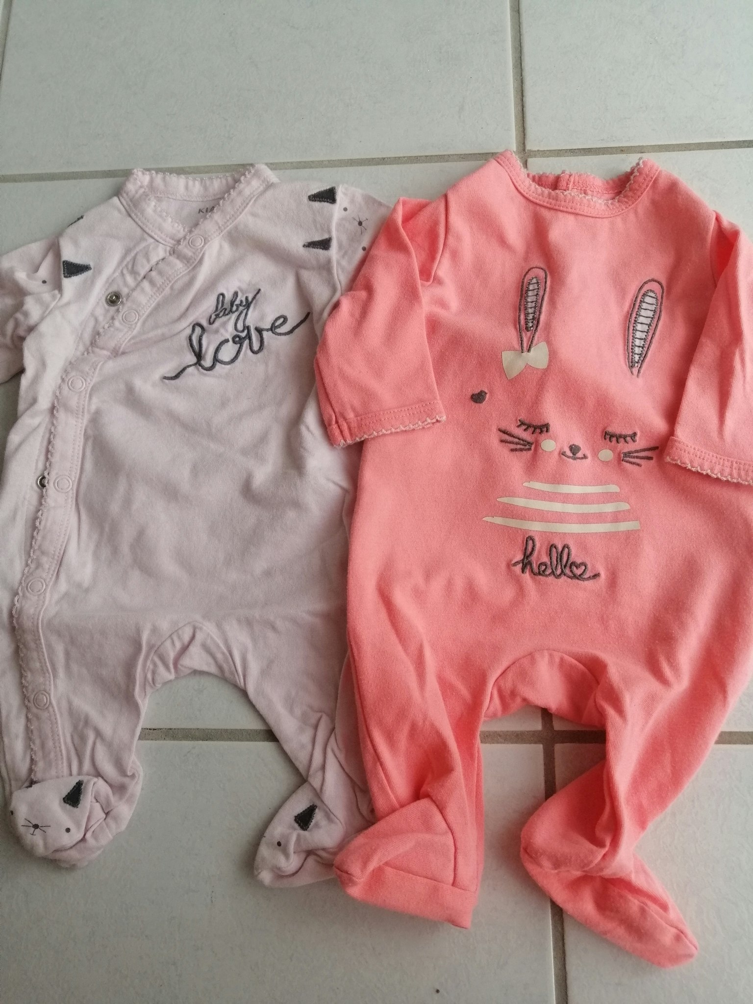 Pyjama 1 mois Kiabi coton