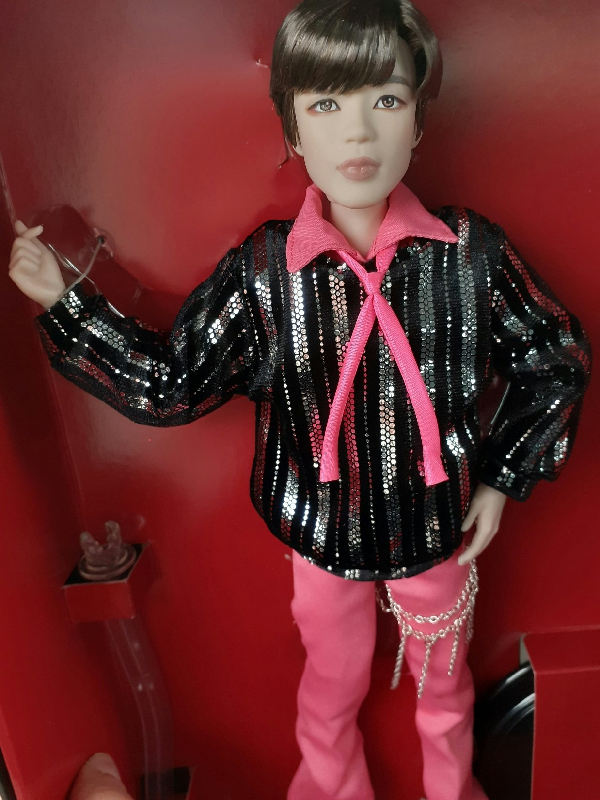 Grande figurine de jimine BTS kpop neuve 30 cm - photo numéro 3