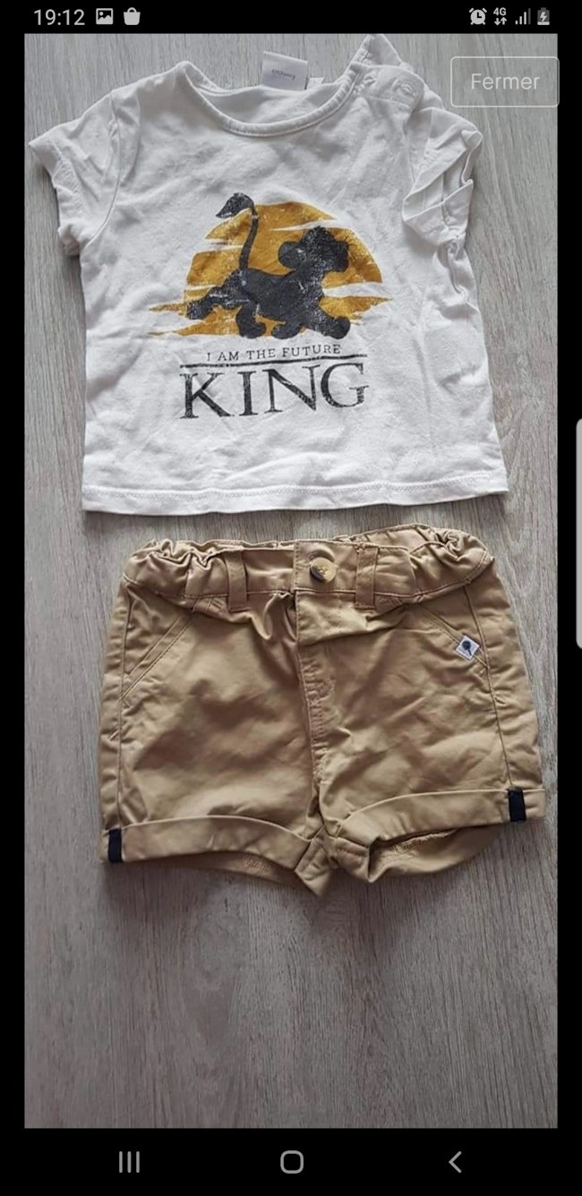 Ensemble Roi Lion Beebs Achat Vente Bebe