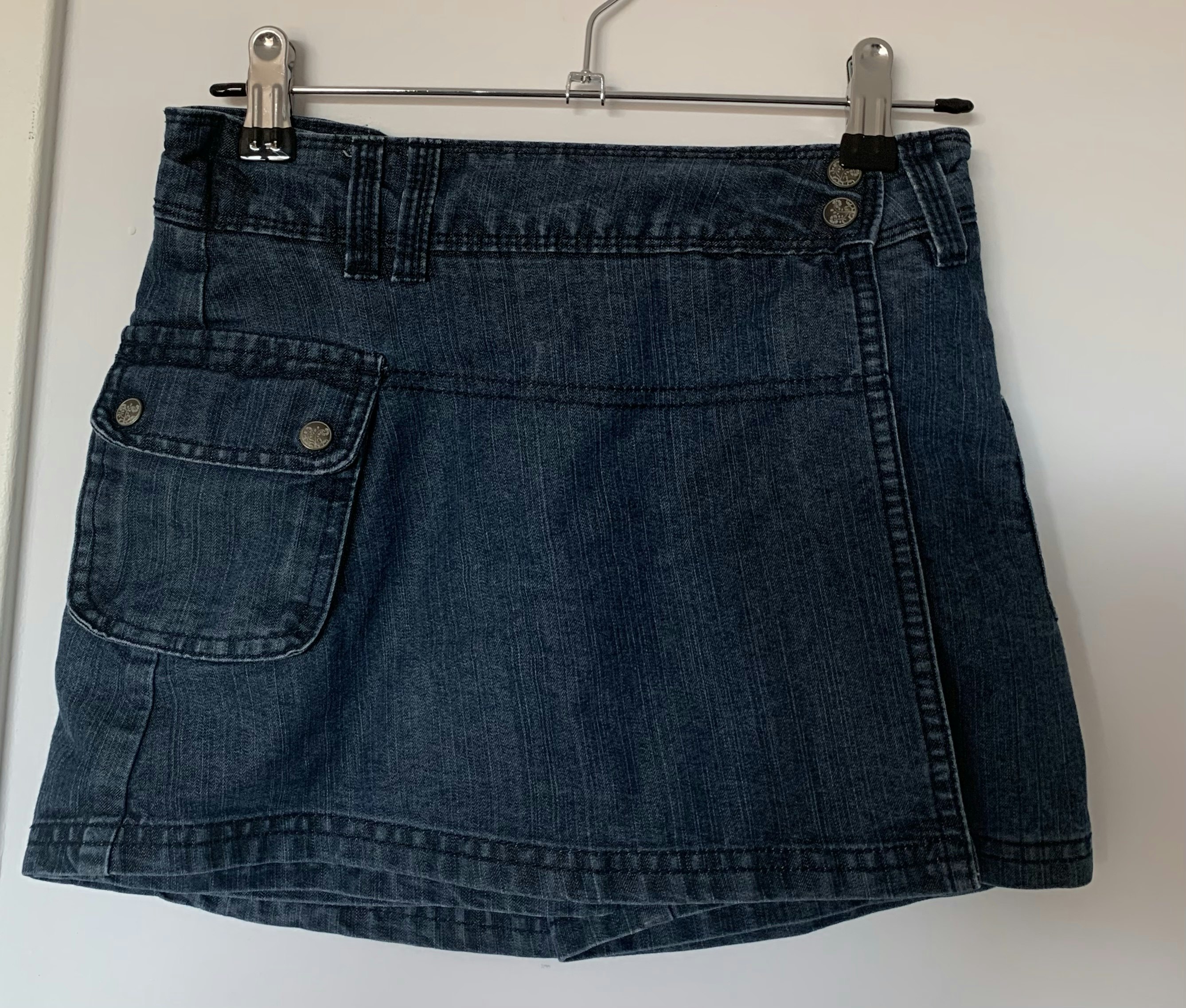 Jupe short jean