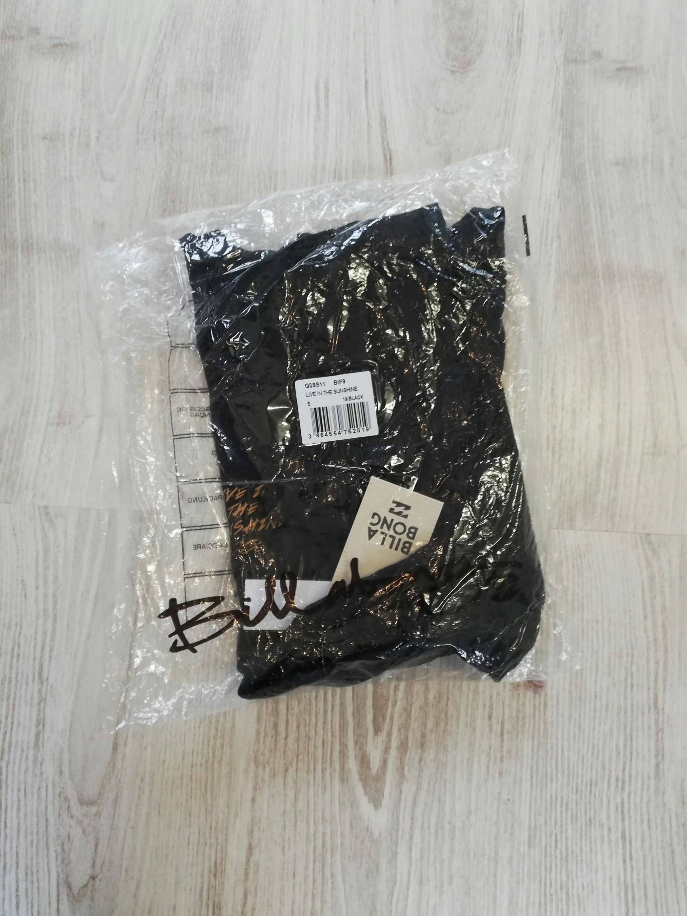 Tee-shirt t shirt billabong avec palmier dorée live in the sunshine - photo numéro 5