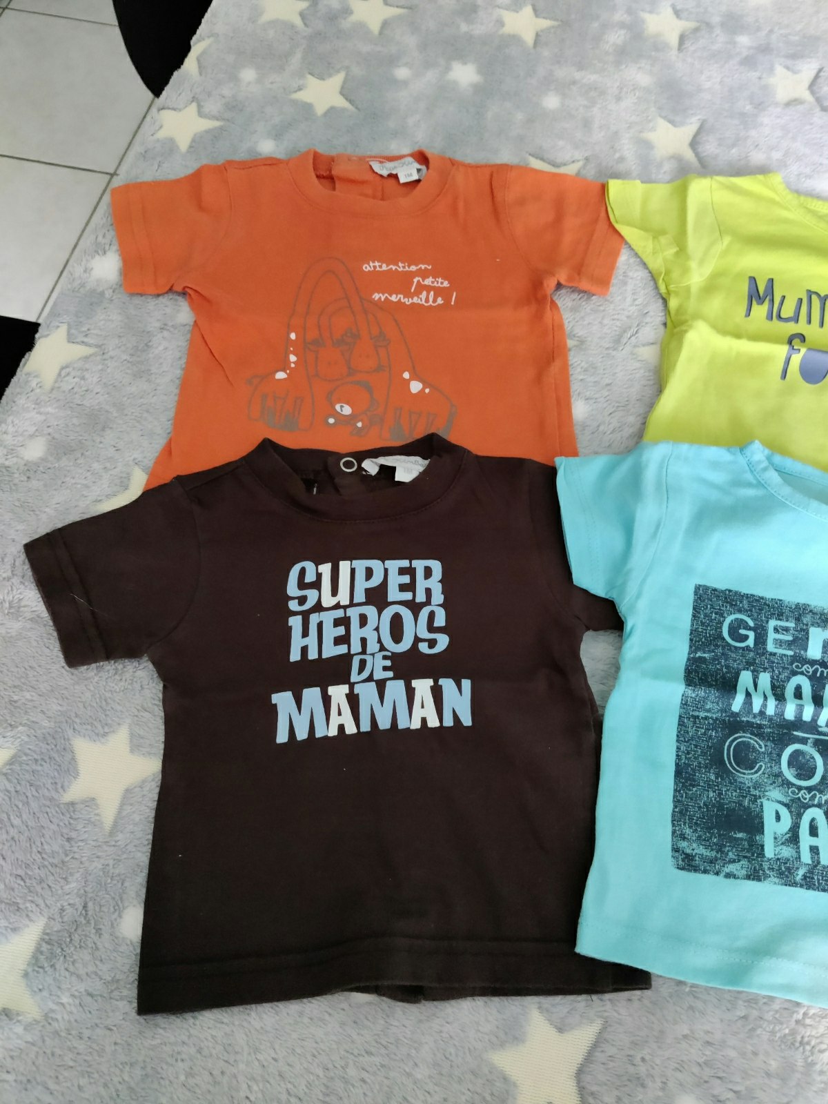 Lot de 6 tee shirt manche courte - photo numéro 2