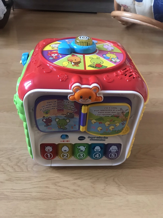 Gros Cube D Activites Vtech Beebs Achat Vente Bebe Enfant