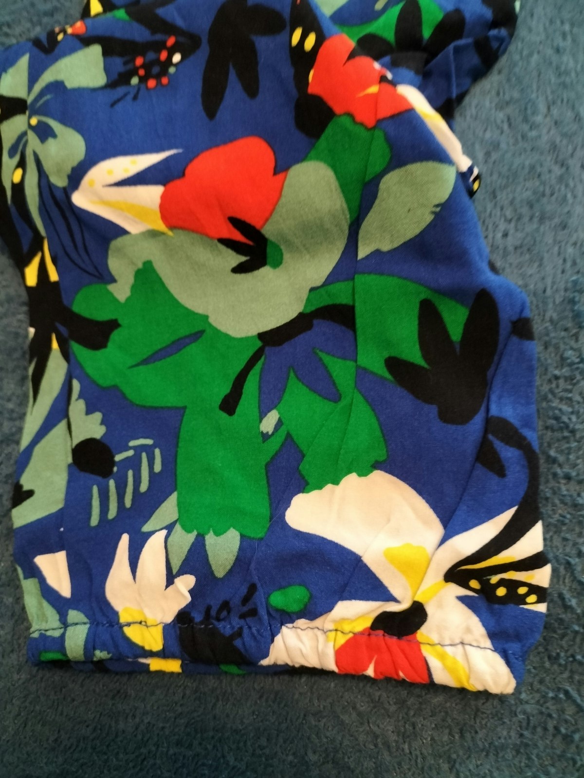 Pantalon imprimé floral GEMO taille 12 ans - photo numéro 2