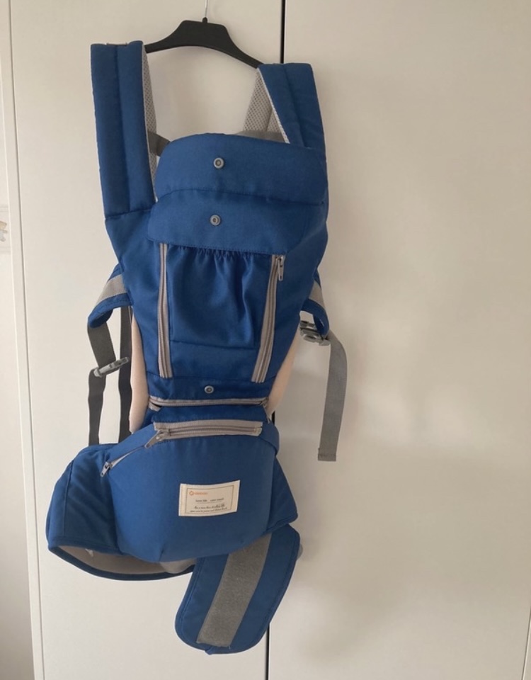 Vend porte bébé neuf bleu