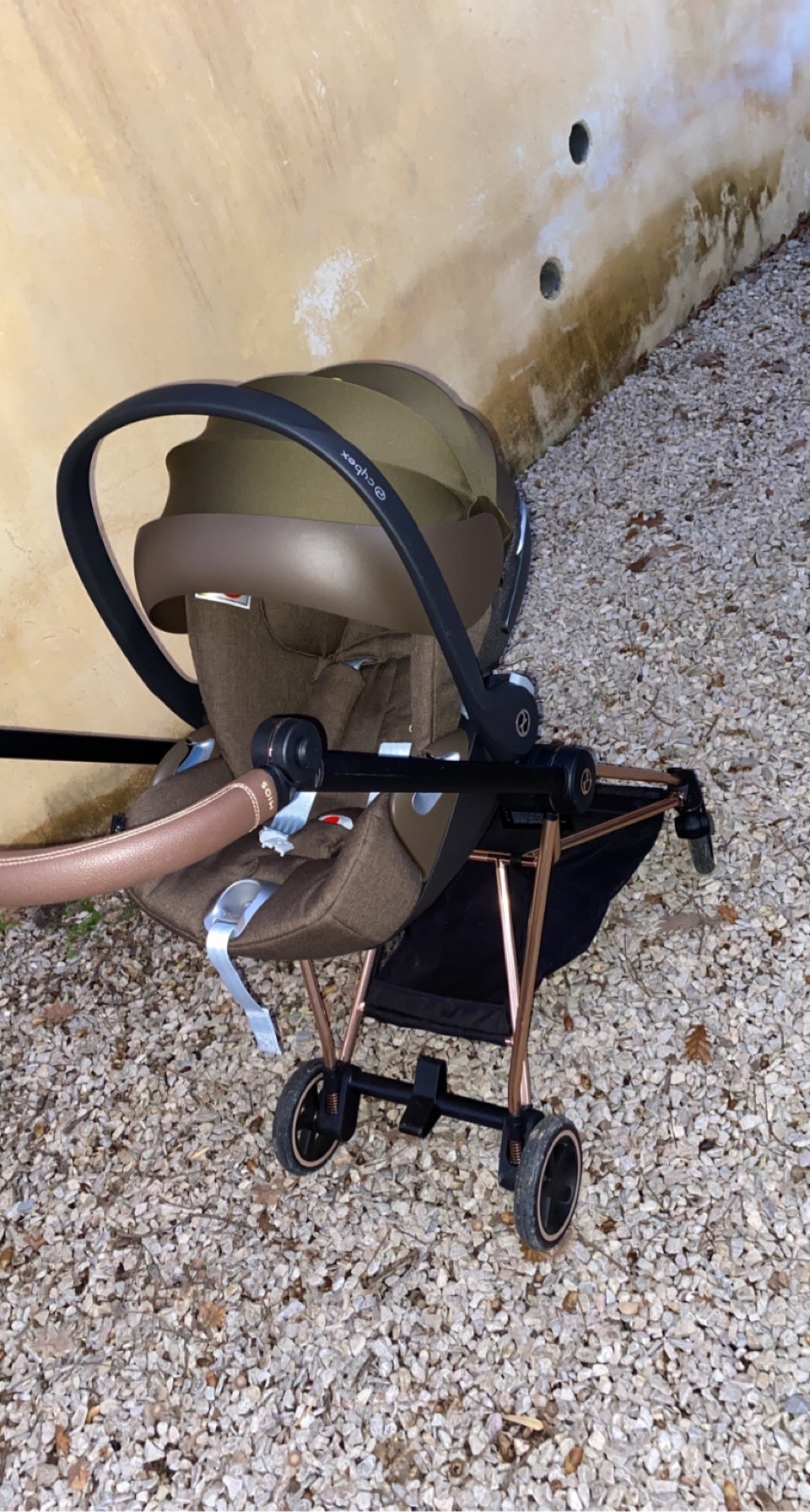 Poussette CYBEX MIOS Châssis Rose Gold - photo numéro 4