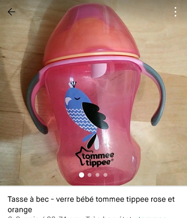 Tasse A Bec Verre Bebe Tommee Tippee Beebs Achat Vente Bebe Enfant