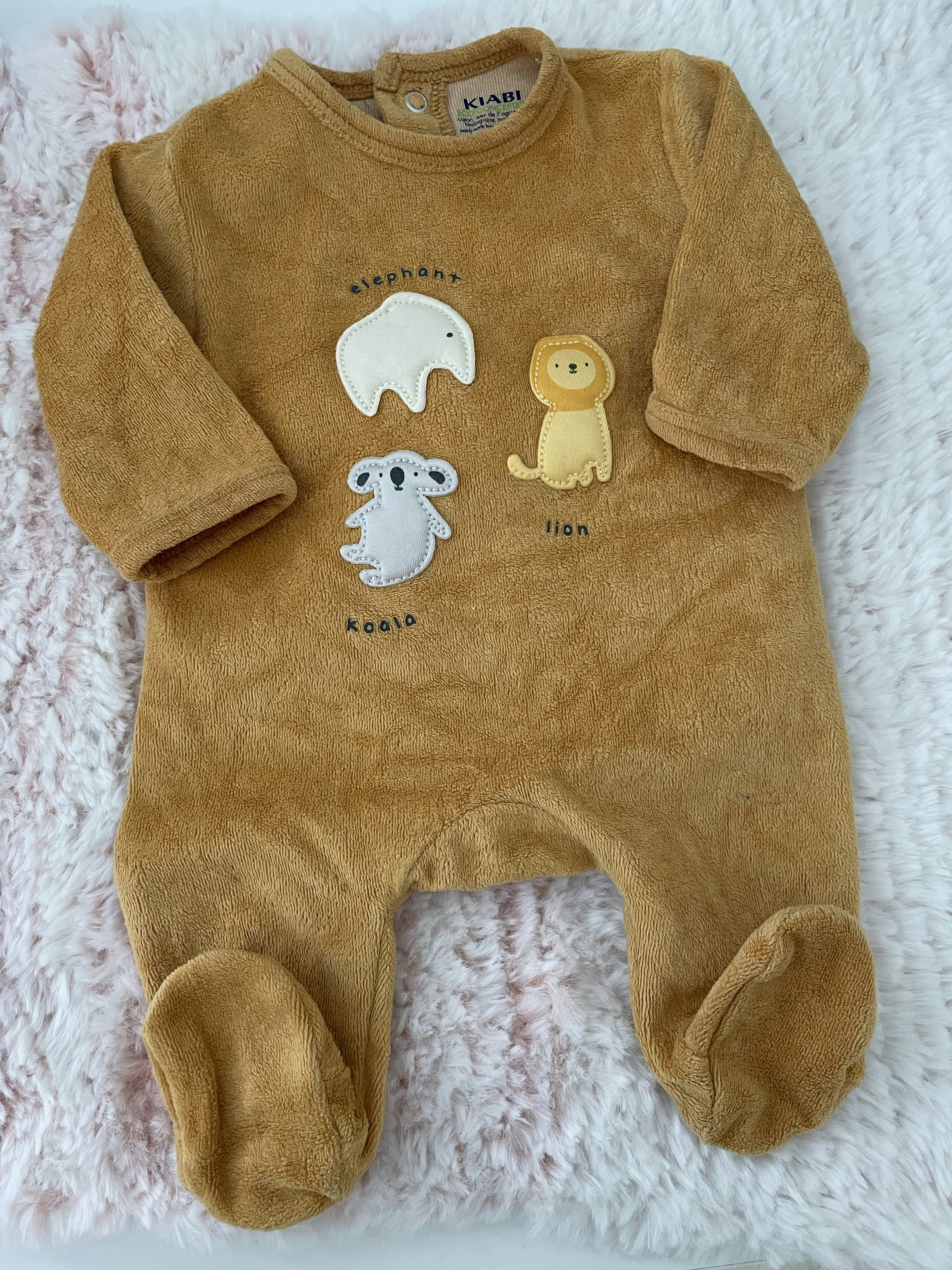 Pyjamas moutarde kiabi