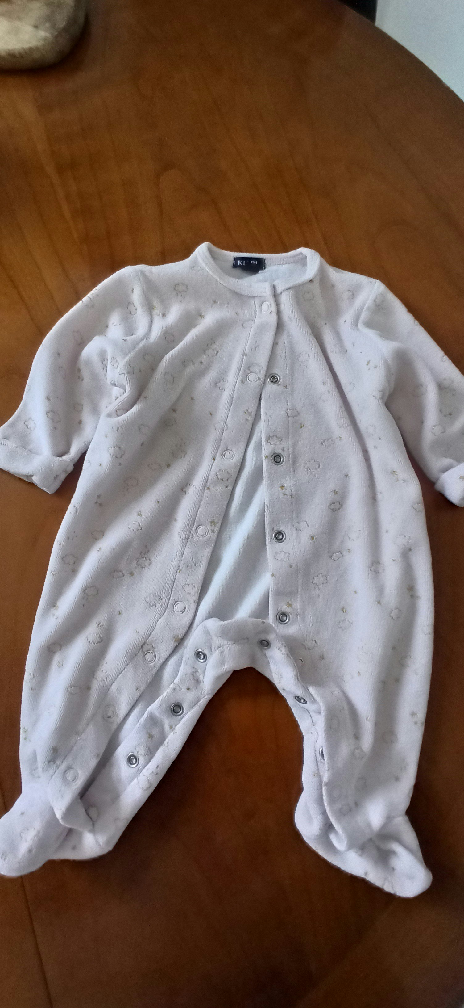 Pyjama rose pâle Kiabi 3 mois