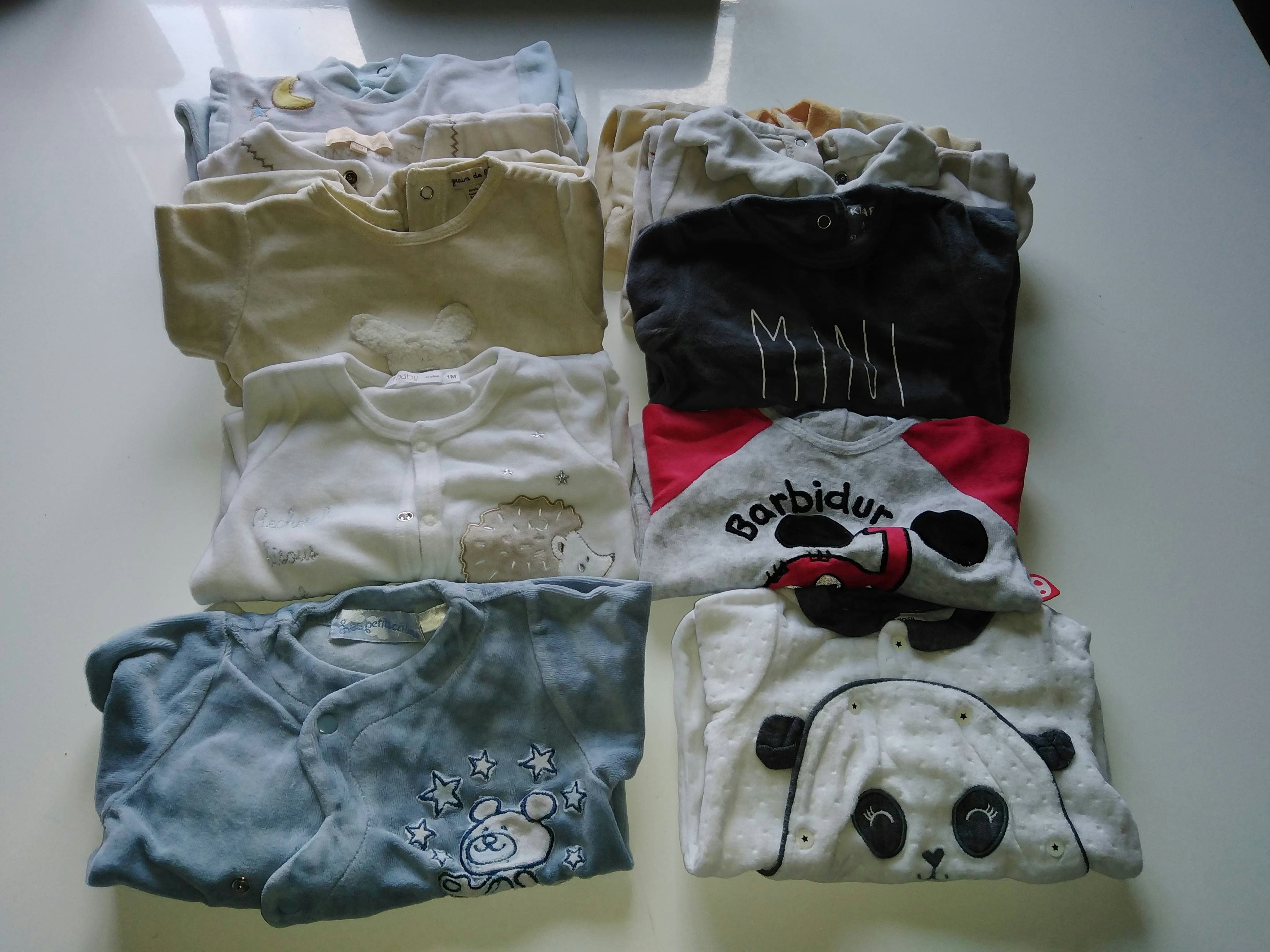 Lot garçon 1 mois