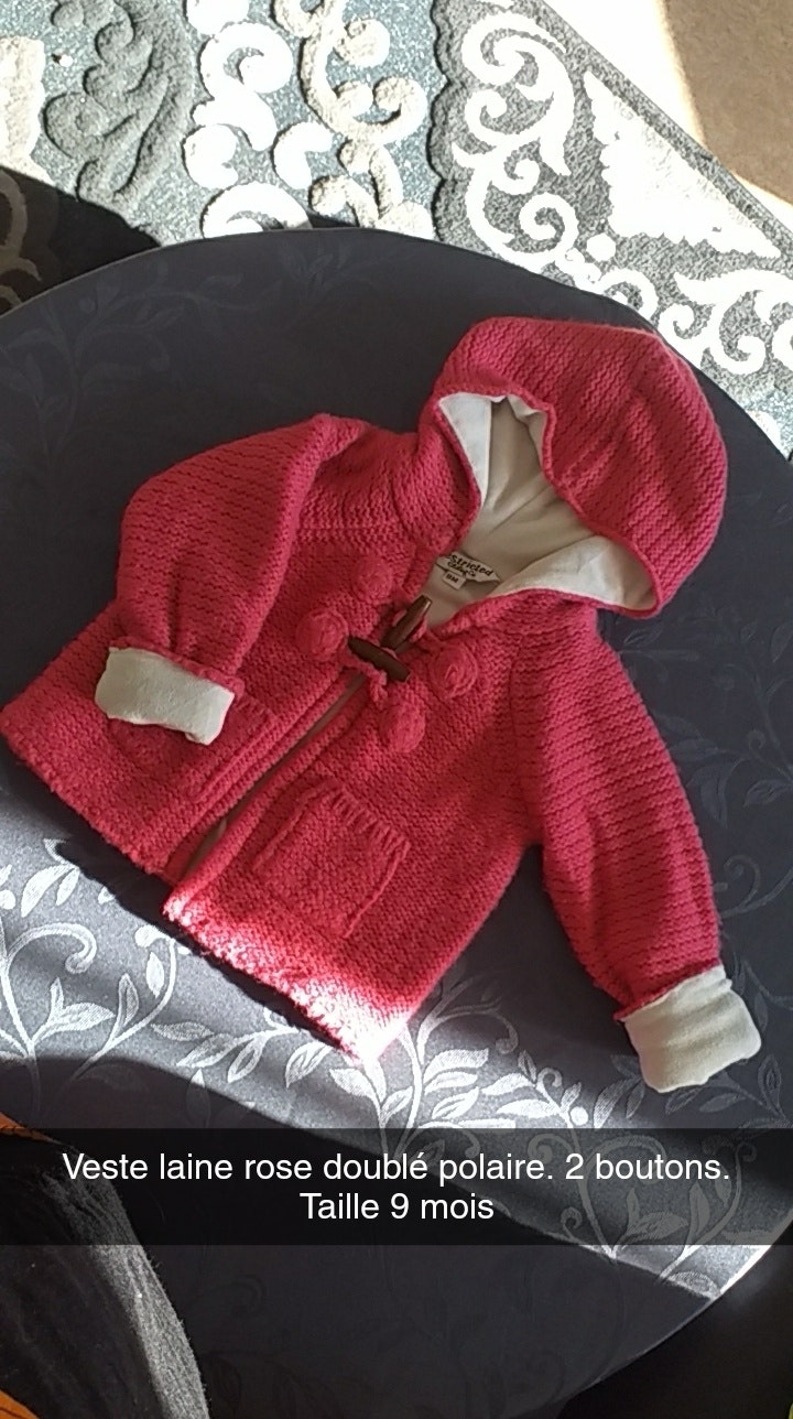 Manteau rose
