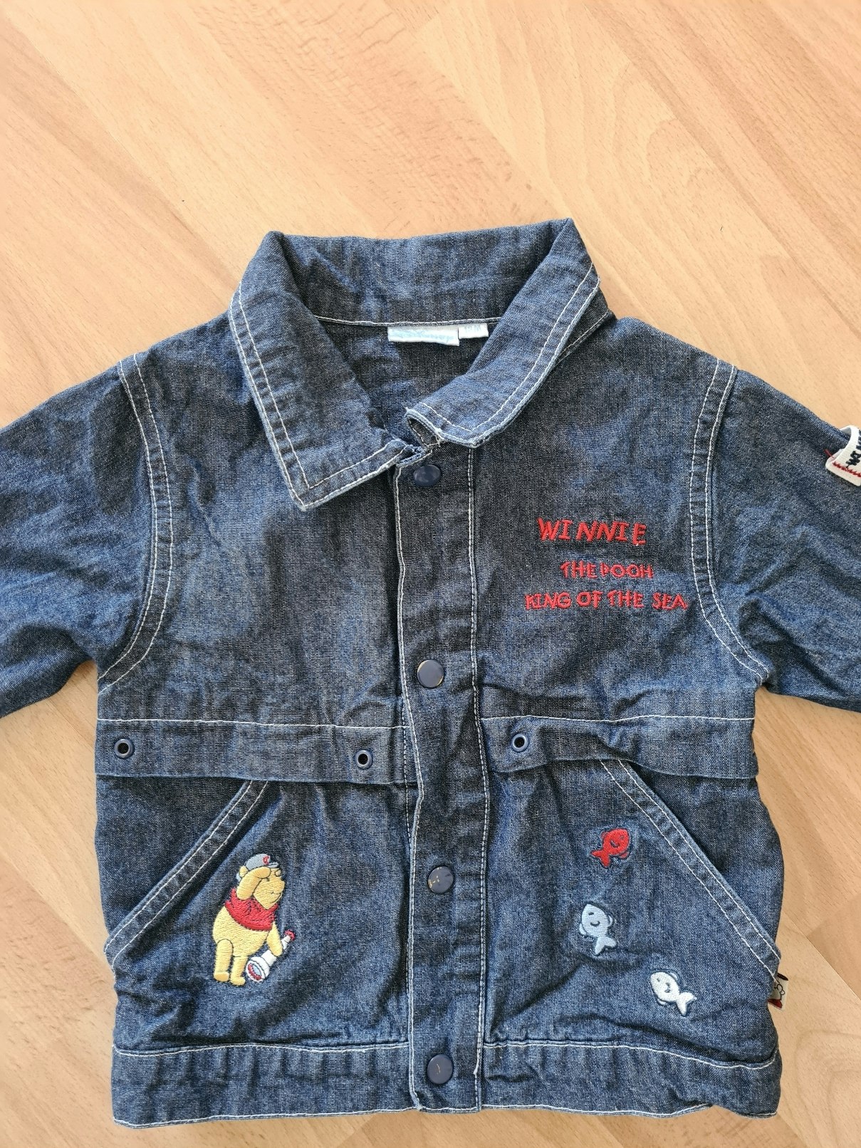 Veste en jean bébé Winnie l'ourson - photo numéro 2