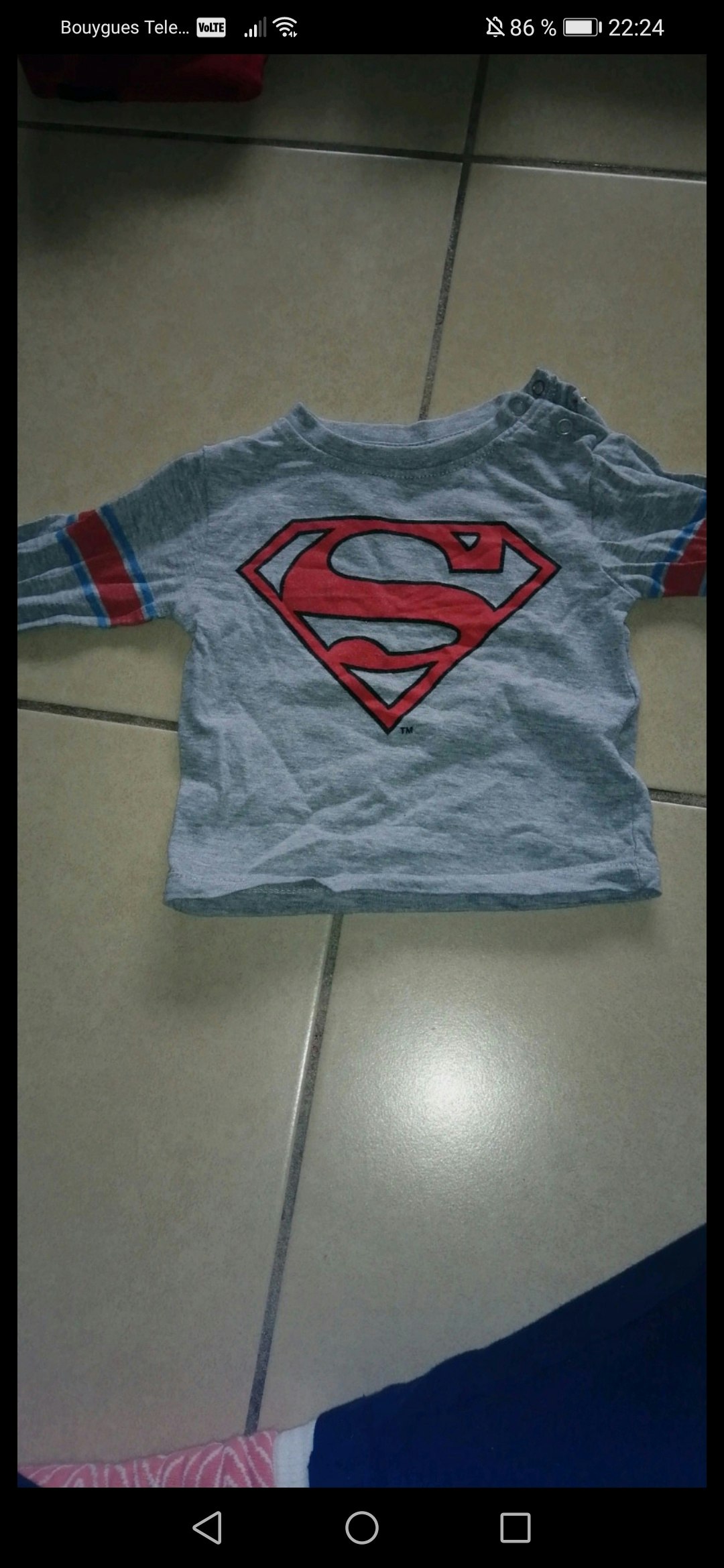 T-shirt 3 mois superman