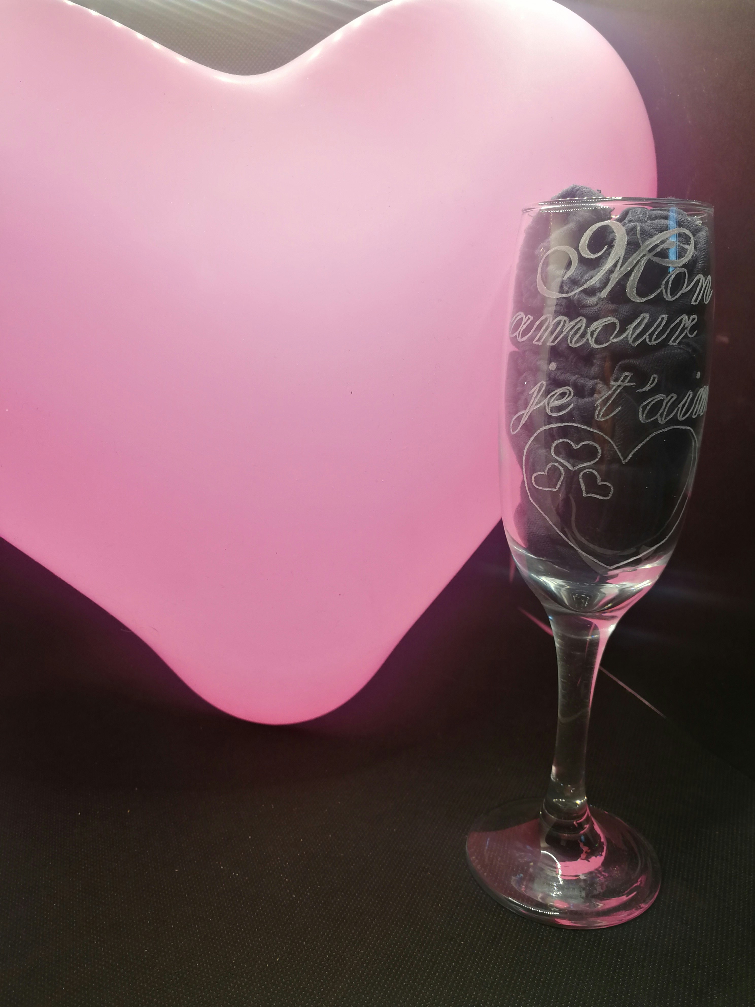 Verres gravés .
