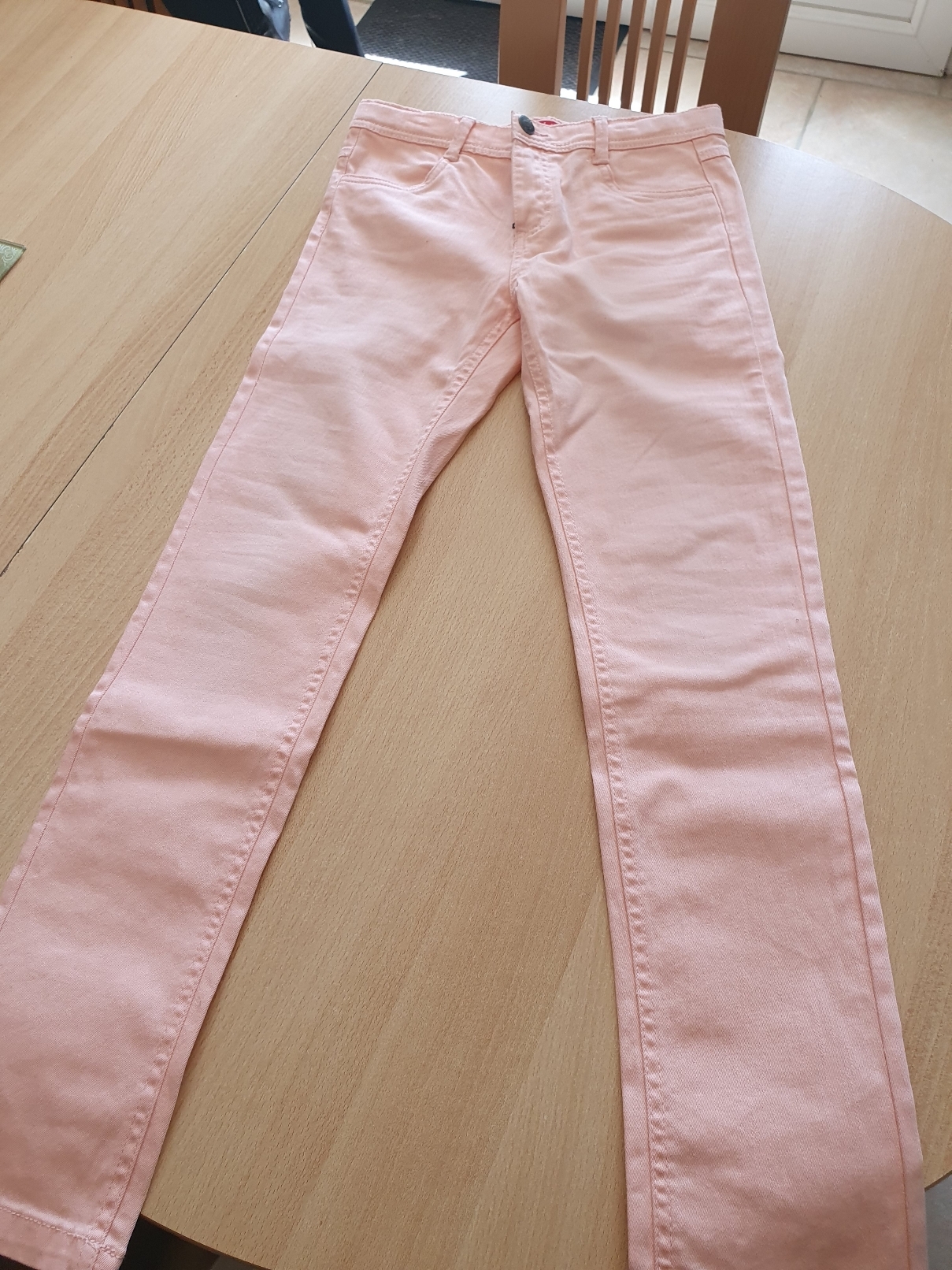 Pantalon jean rose fille taille 12 ans