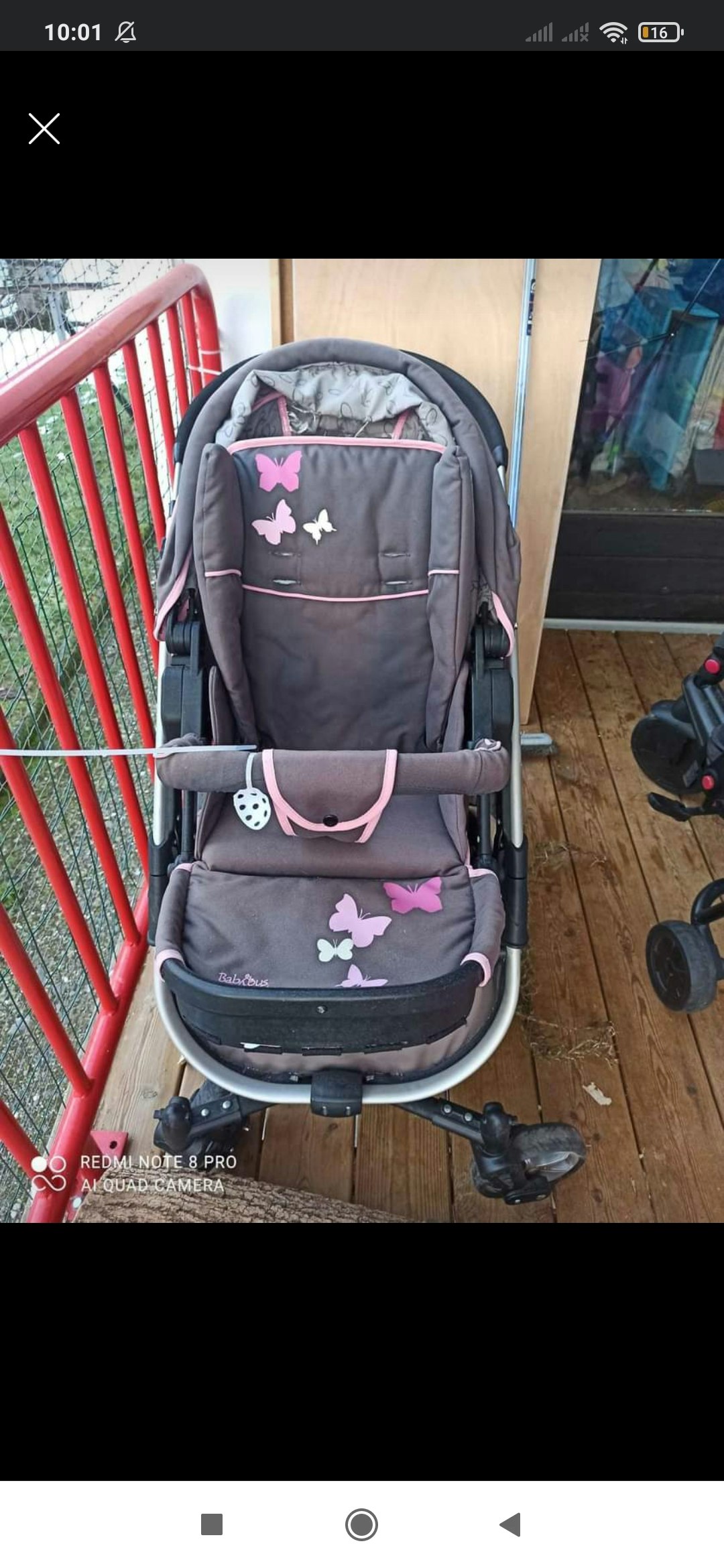 Trio poussette avec ISOFIX
