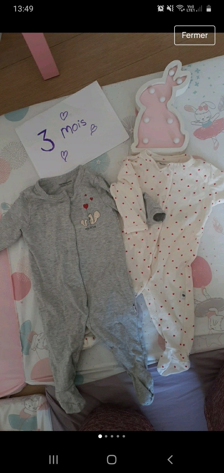 Pyjama verbaudet 3 mois - photo numéro 2