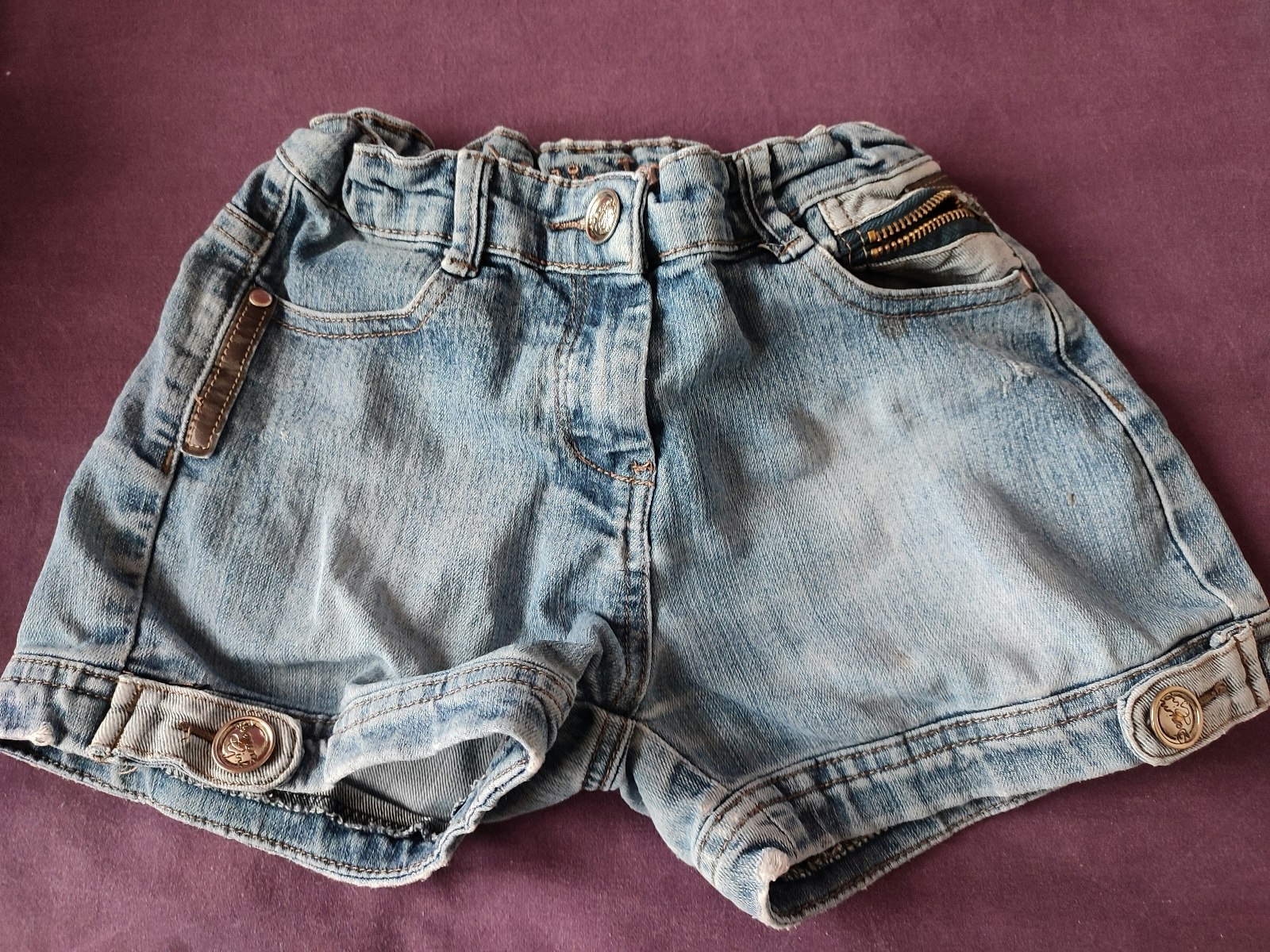 Short en jean fille 8 ans Mystic denim