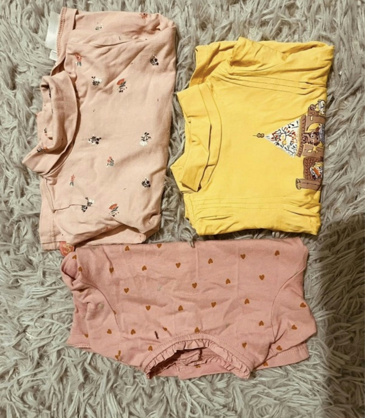 Lot de 3 hauts bébé fille