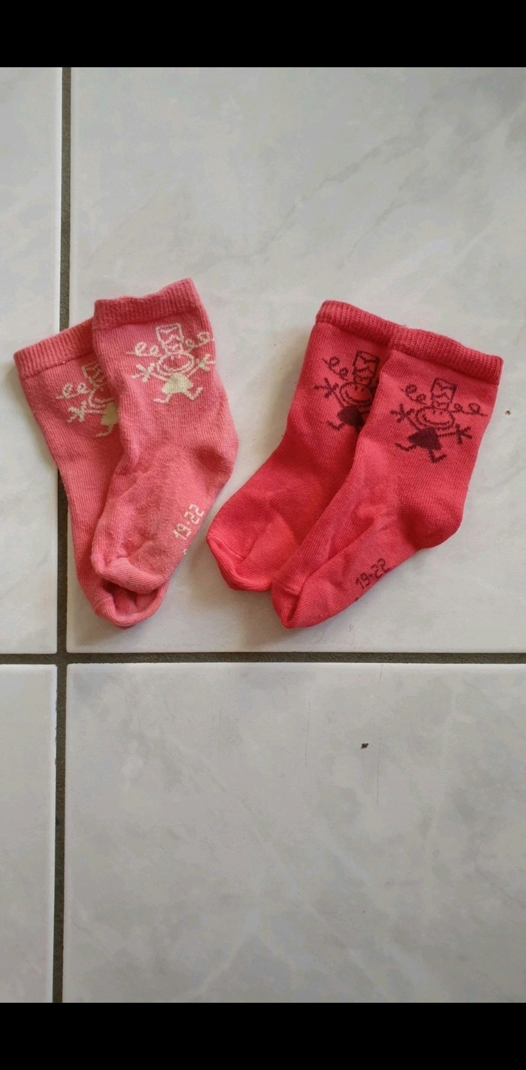 Lot de 2 paires de chaussettes 19/22