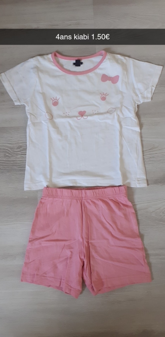 Pyjama été 4ans kiabi