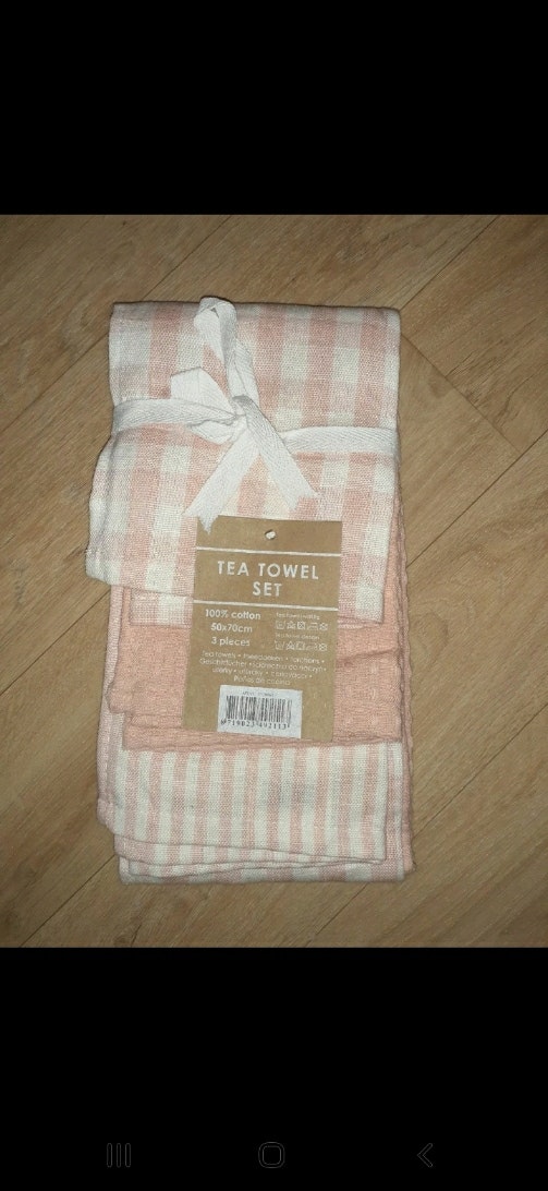 Lot de3 torchons neuf 100% coton