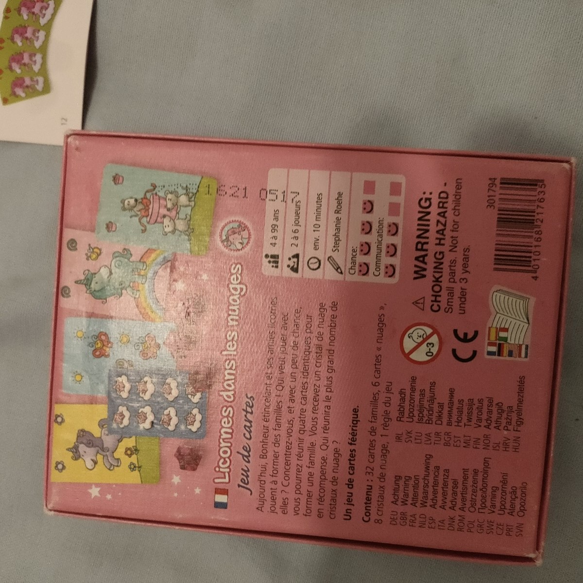 Jeu de 7 familles licorne 🦄 - photo numéro 6