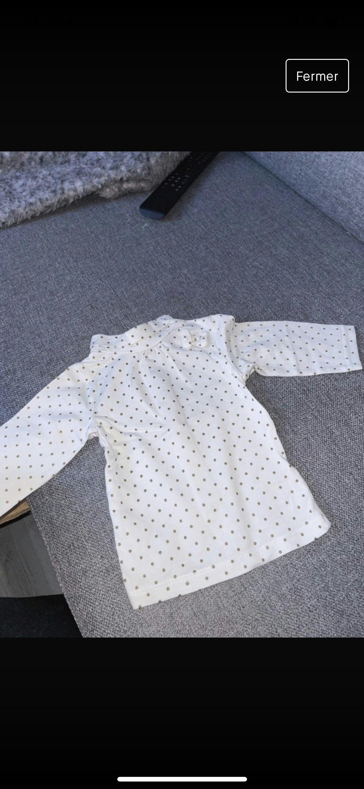 Sous pull bébé fille