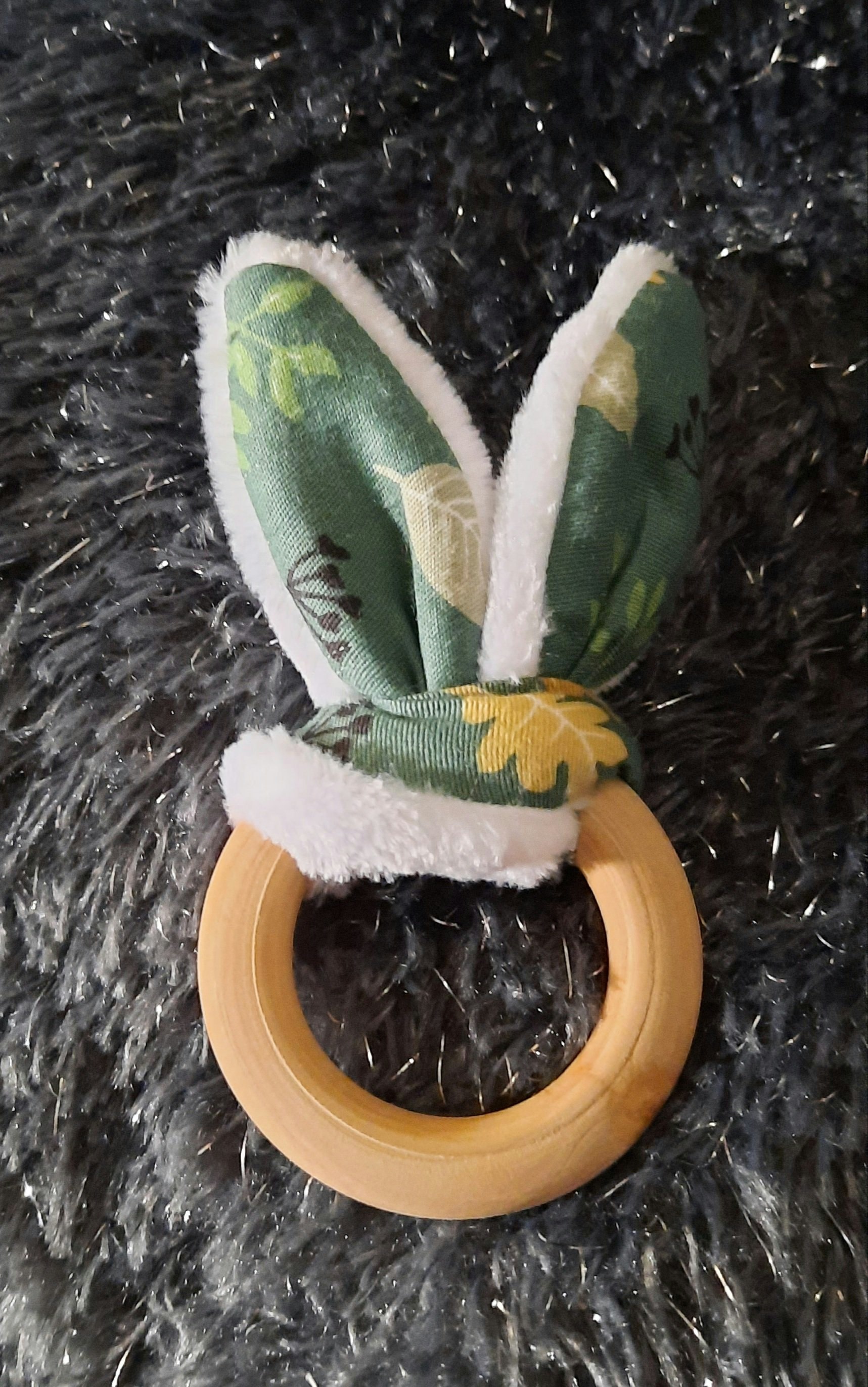 Anneau de dentition bois naturel