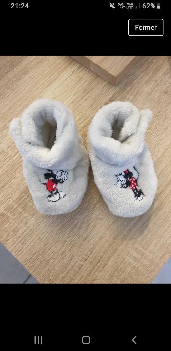 Chausson Mickey Beebs Achat Vente Bebe Enfant