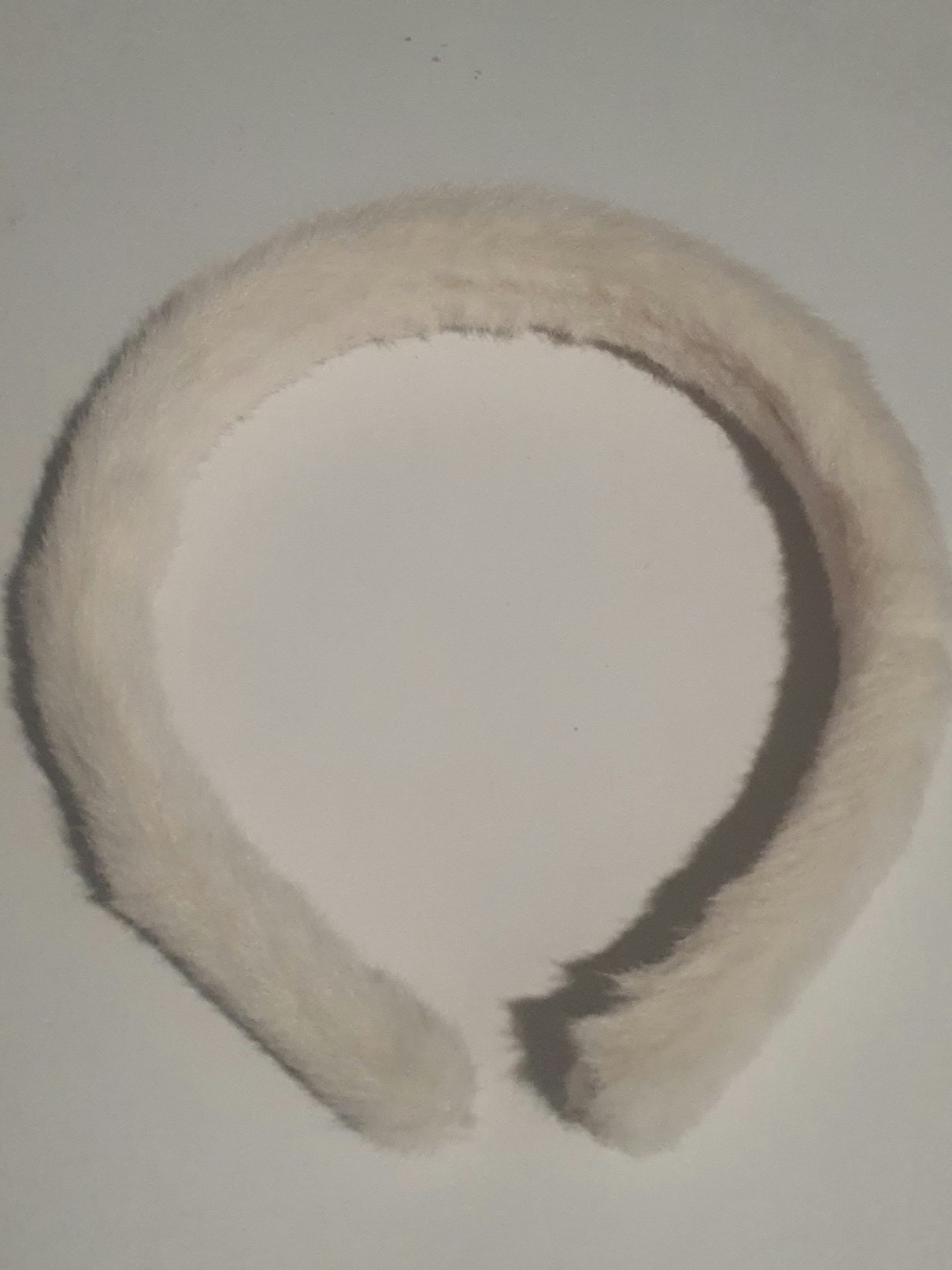 Serre-tête monton blanc écru