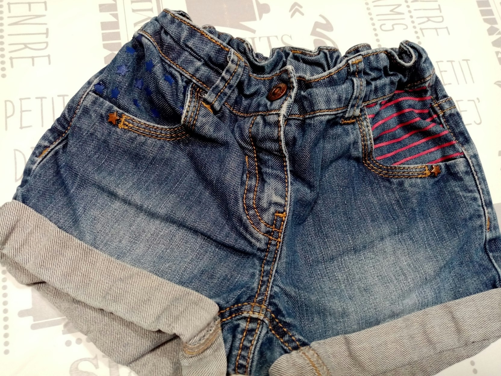 Short fille en jean NKY 8 ans