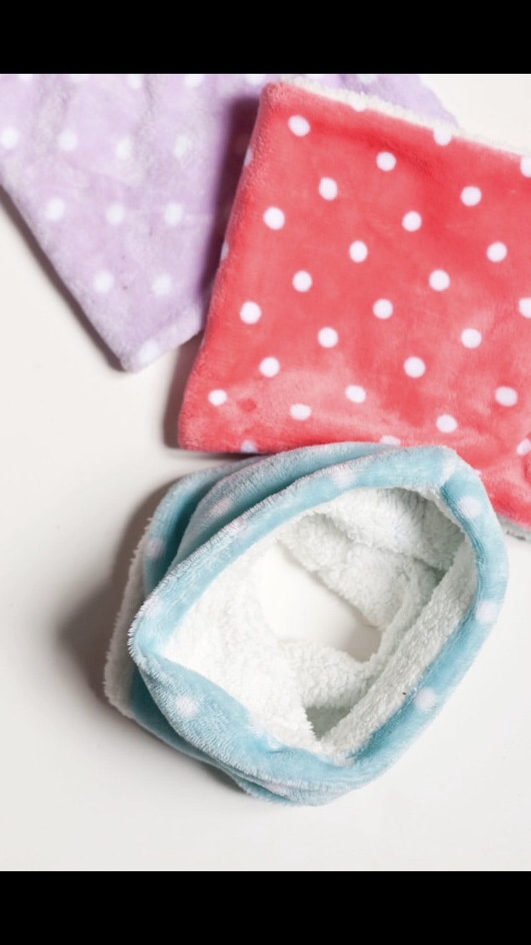 Lot de 3 snoods à pois