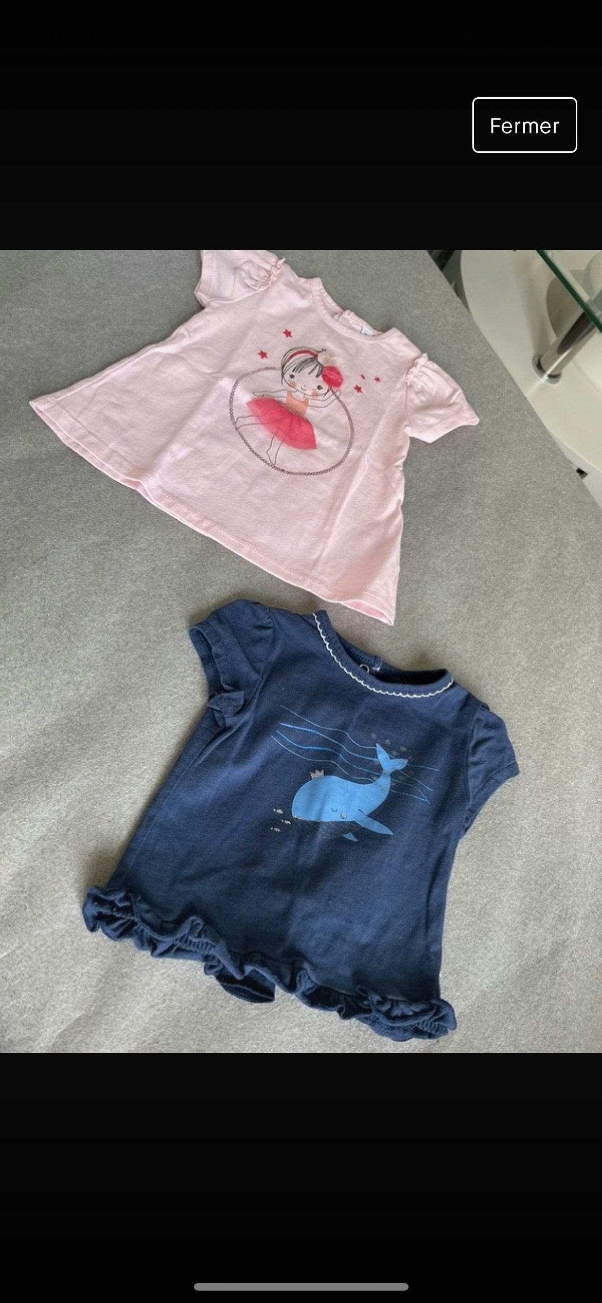 T-shirt bébé fille