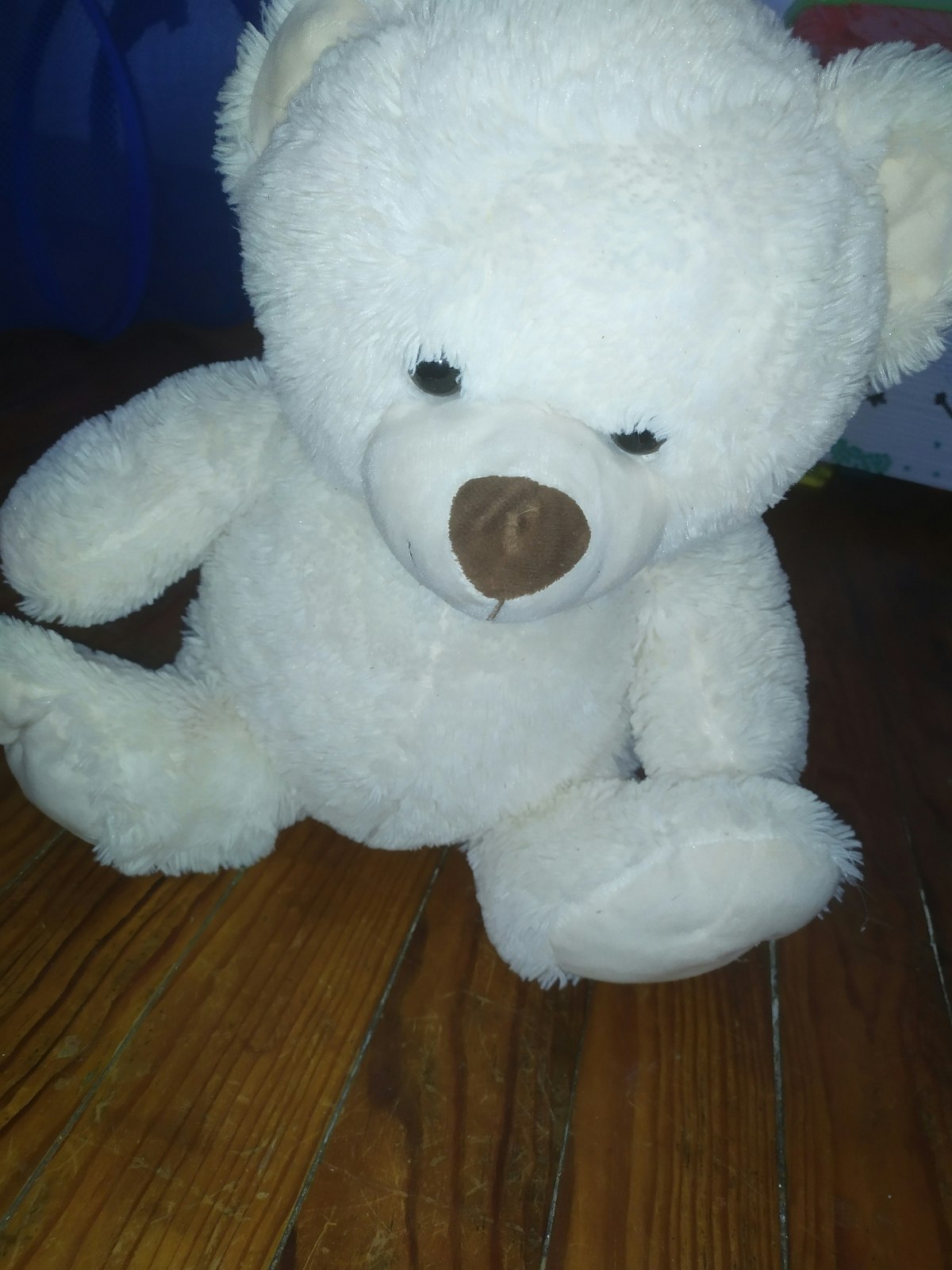 Peluche blanche
